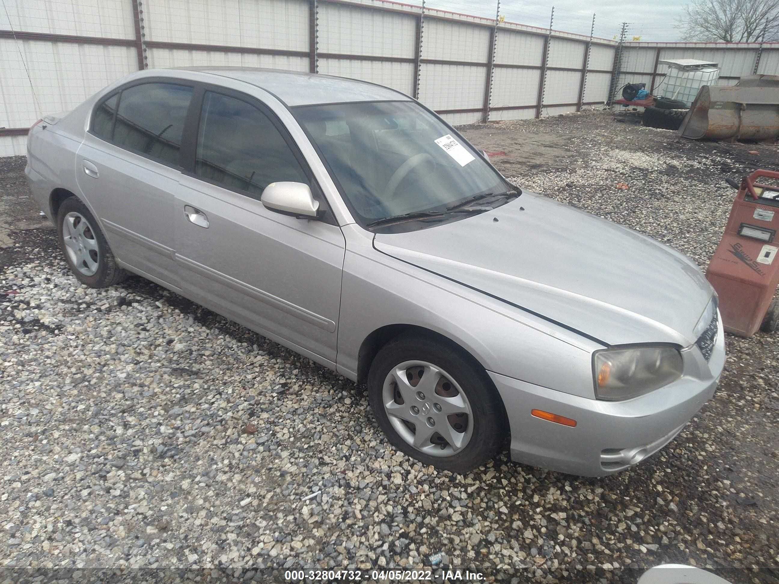 hyundai elantra 2005 kmhdn46d25u044968