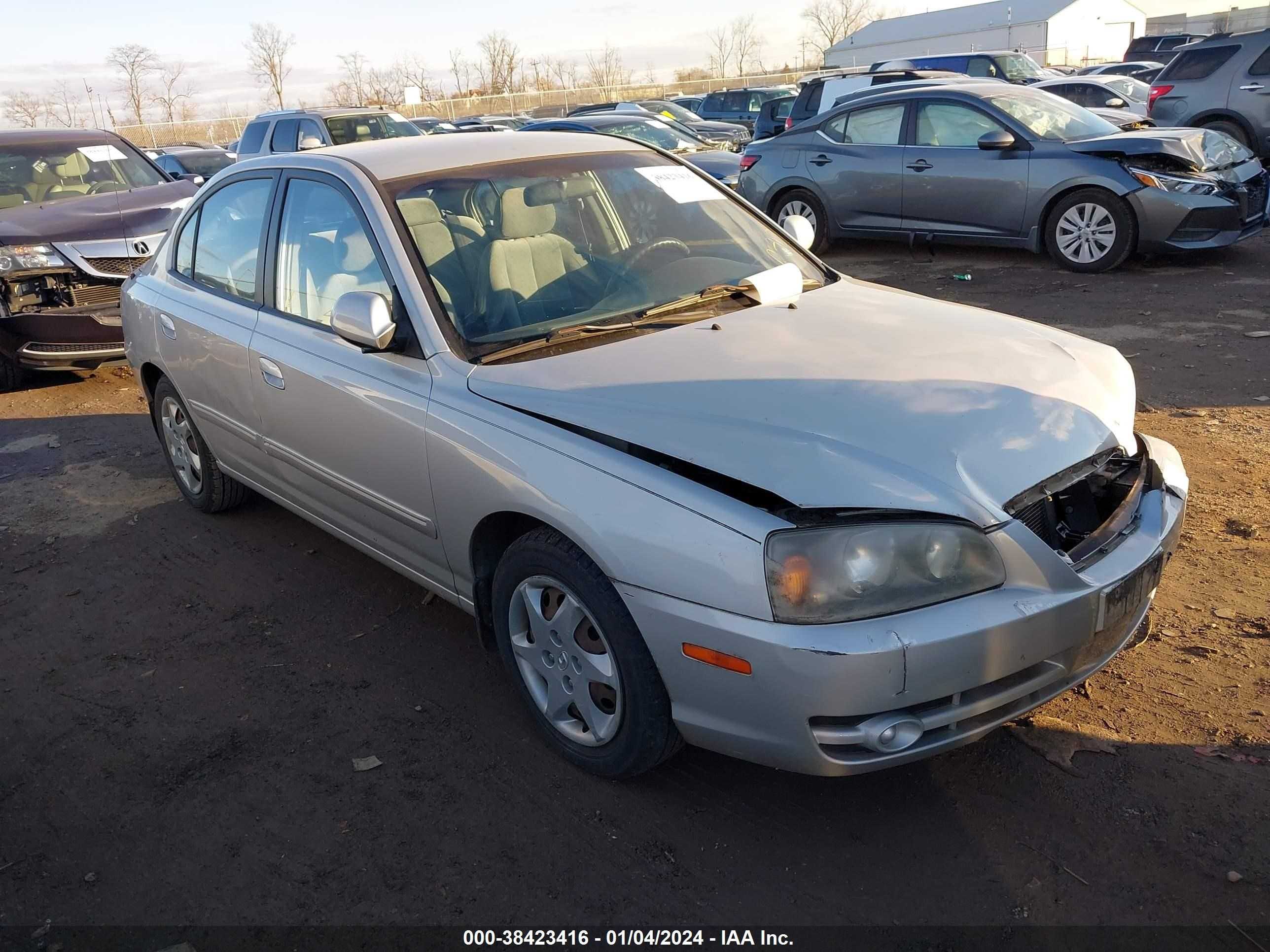 hyundai elantra 2006 kmhdn46d36u270521