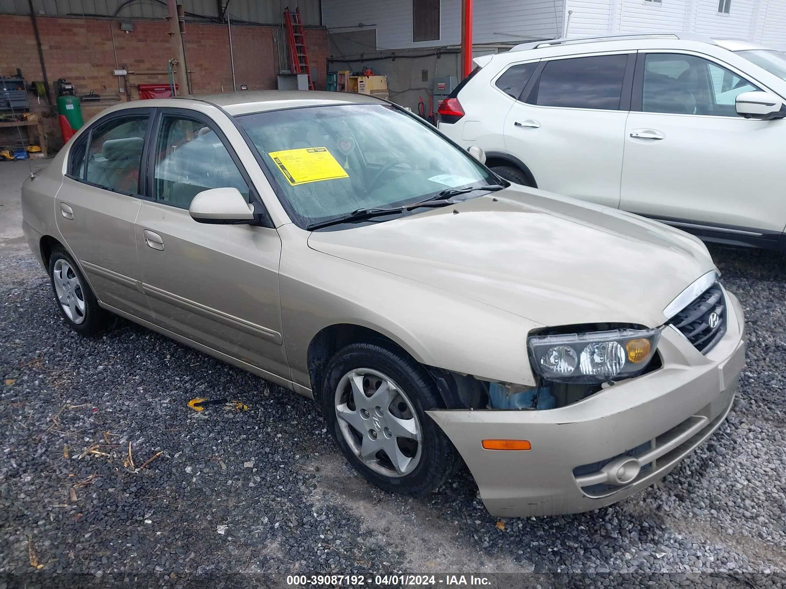 hyundai elantra 2005 kmhdn46d45u958574