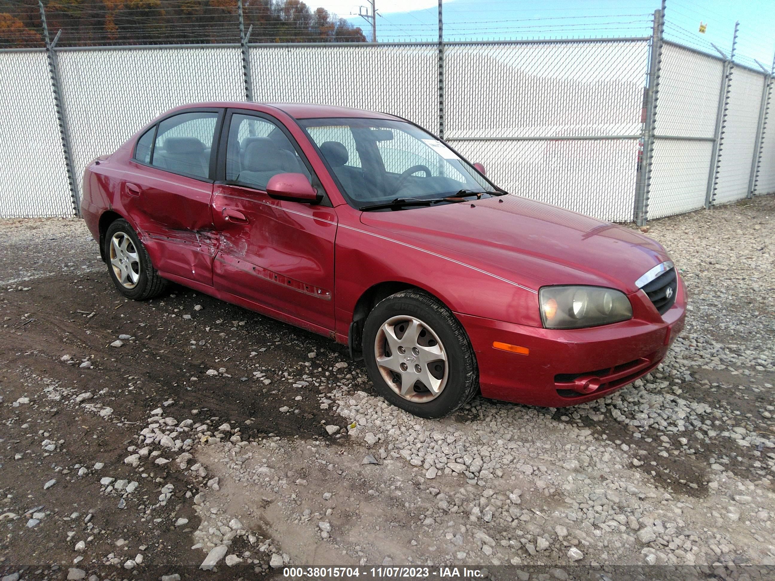 hyundai elantra 2006 kmhdn46d66u270626