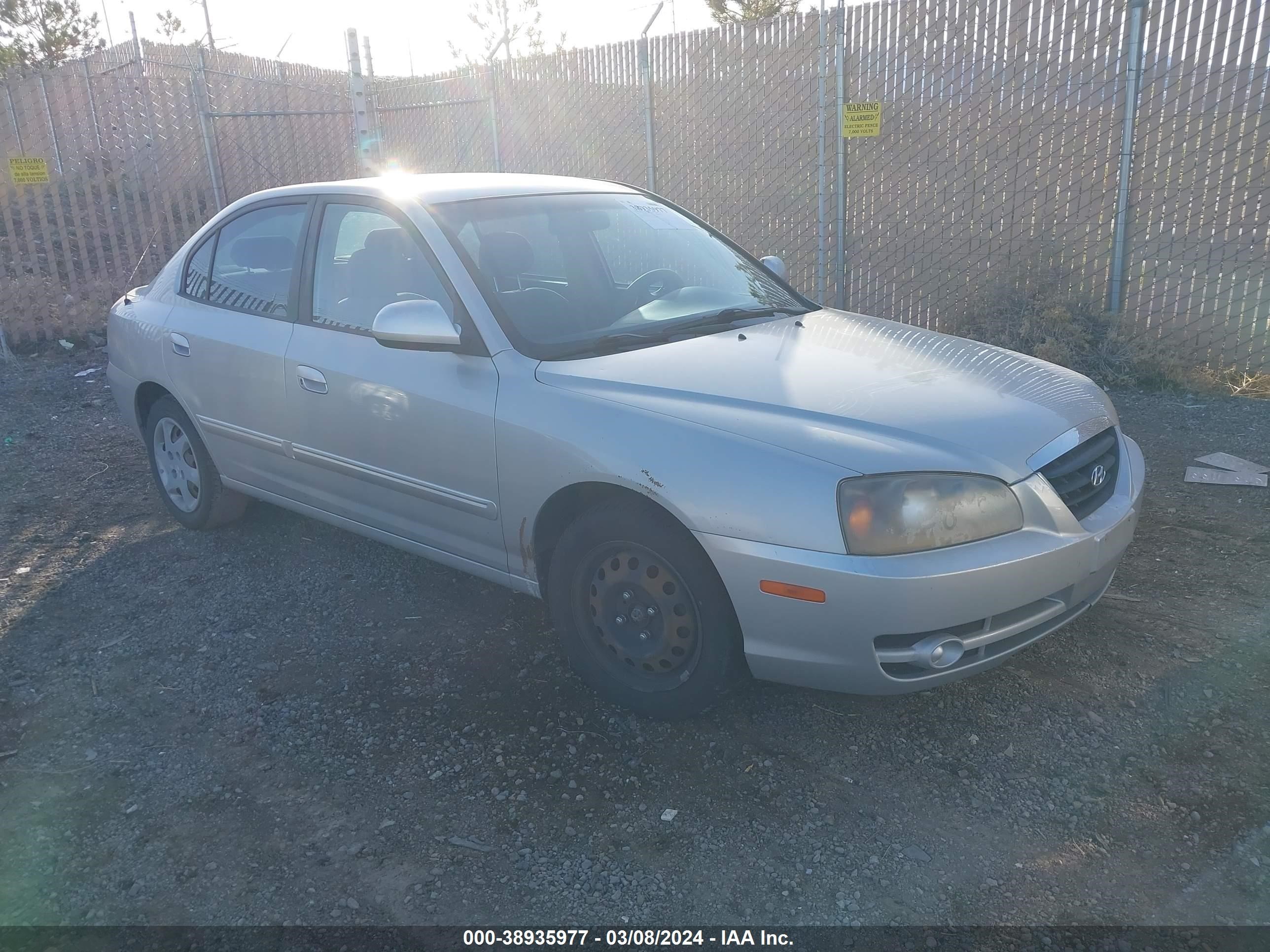 hyundai elantra 2006 kmhdn46d76u205350