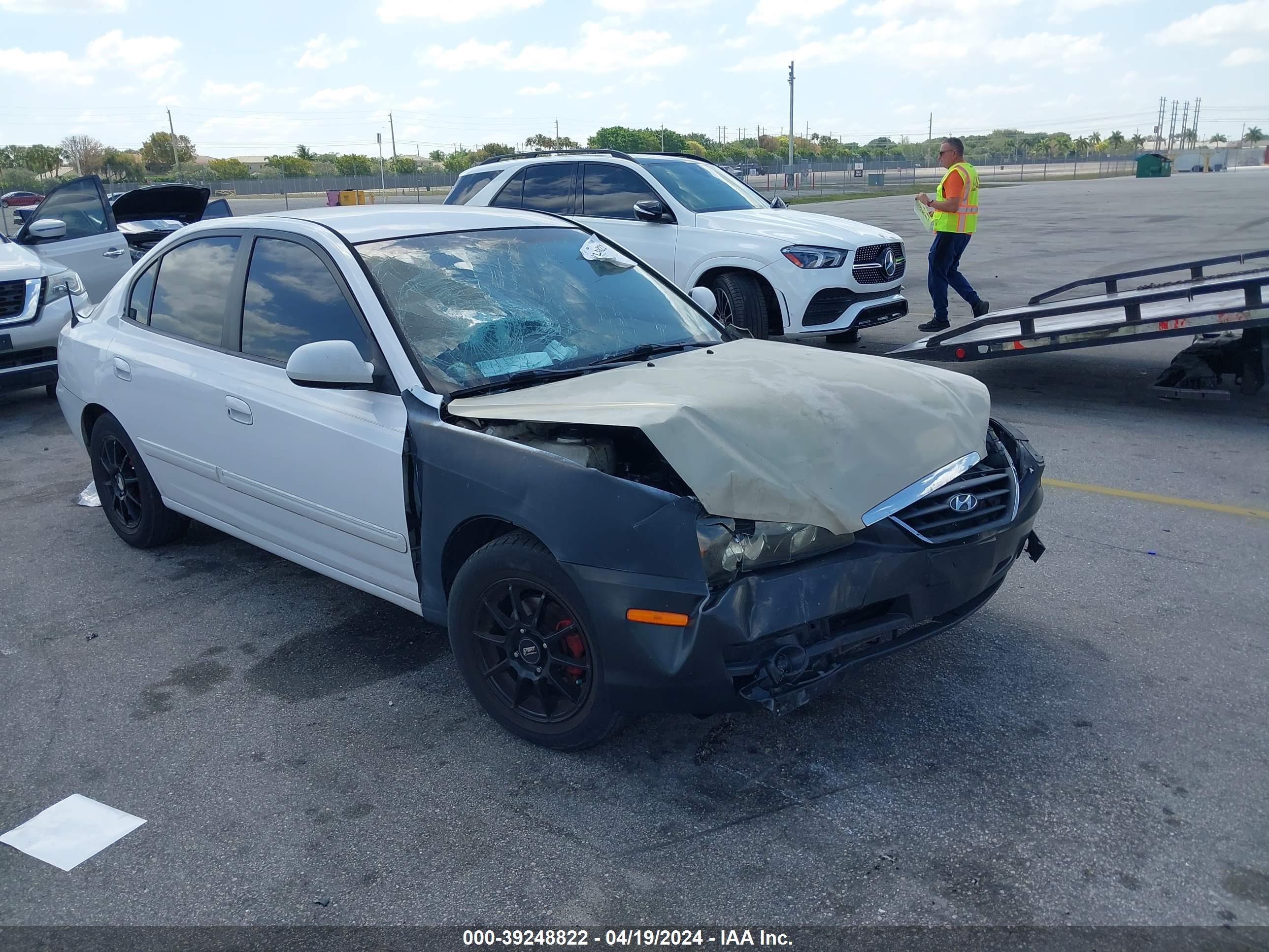 hyundai elantra 2006 kmhdn46d76u288343