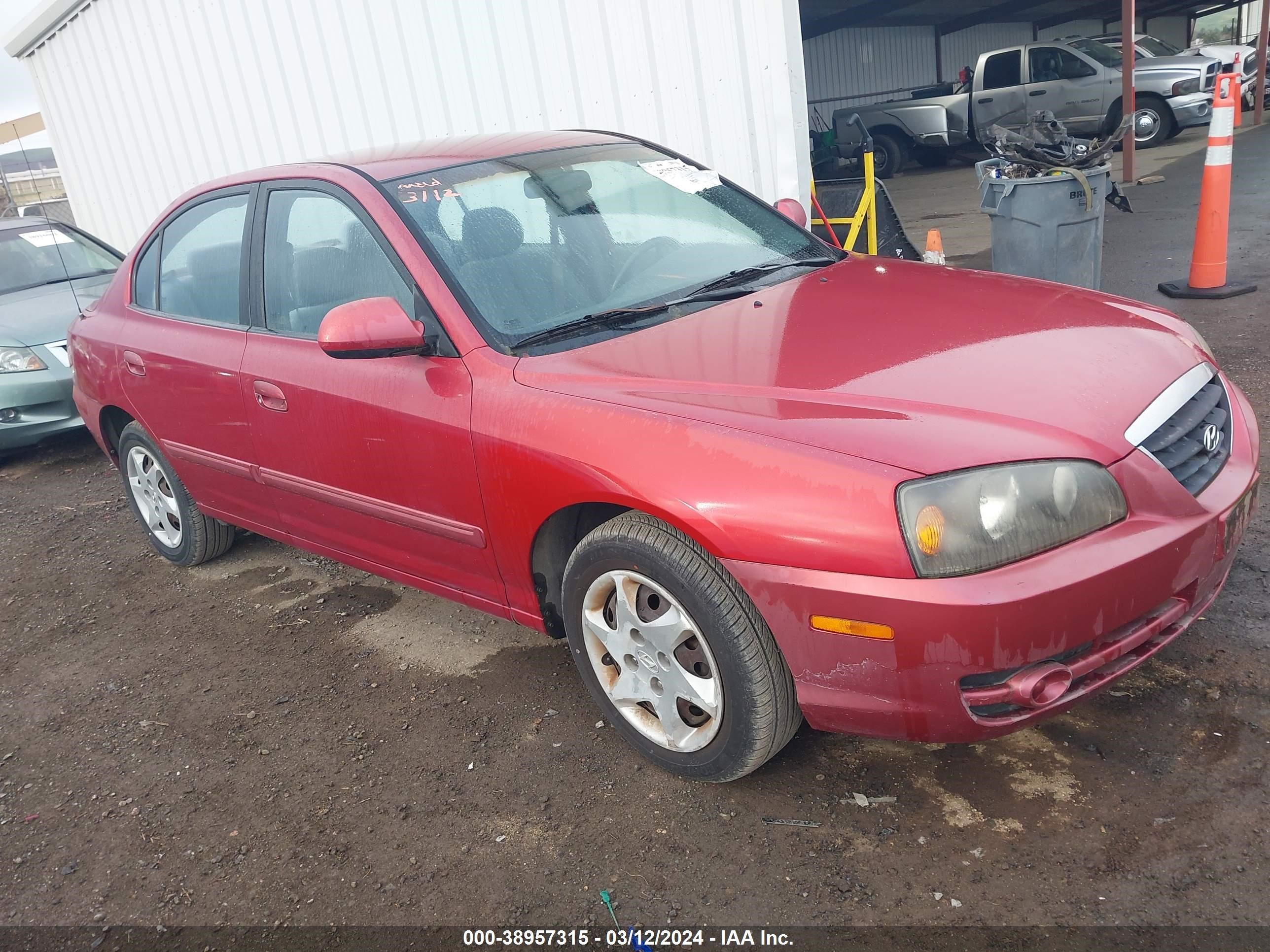 hyundai elantra 2004 kmhdn46d94u825954