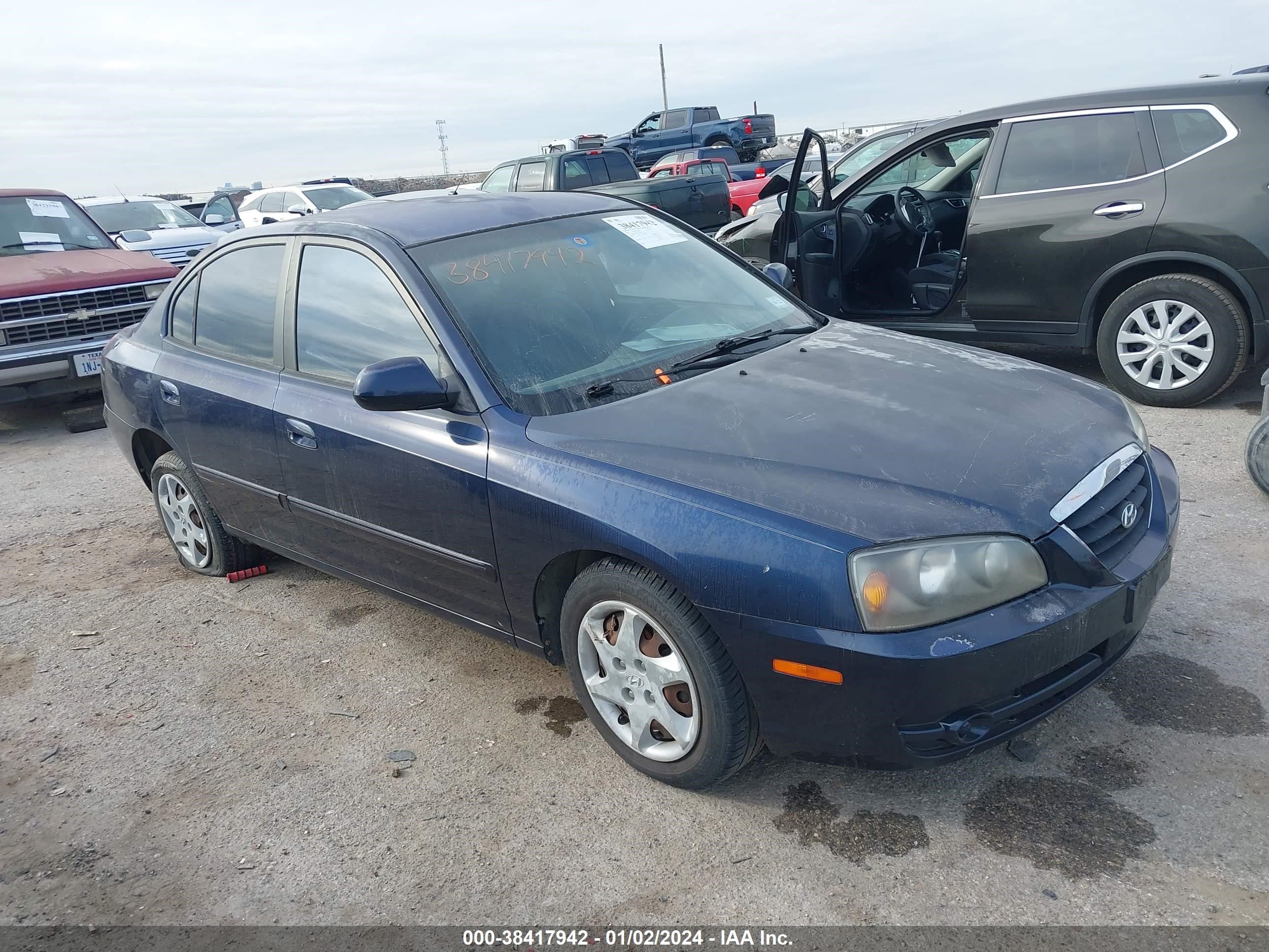 hyundai elantra 2005 kmhdn46d95u944945