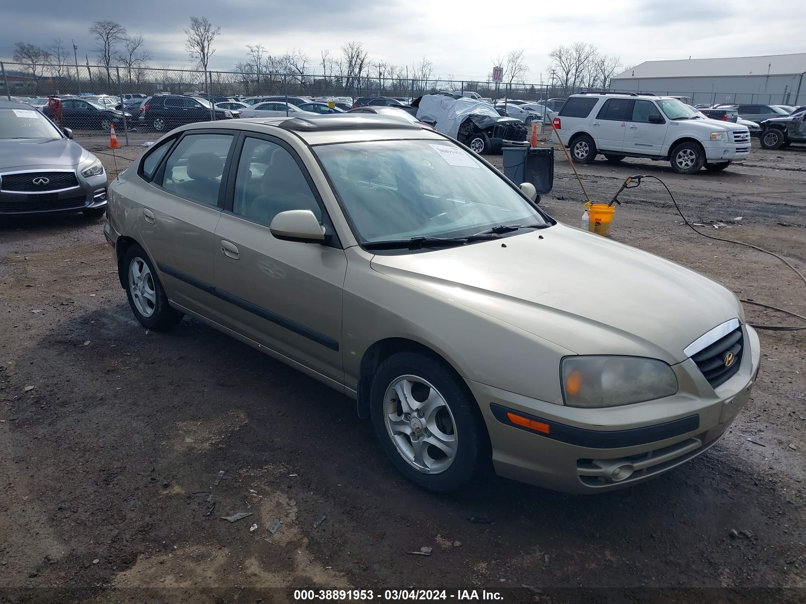 hyundai elantra 2006 kmhdn56d46u203254