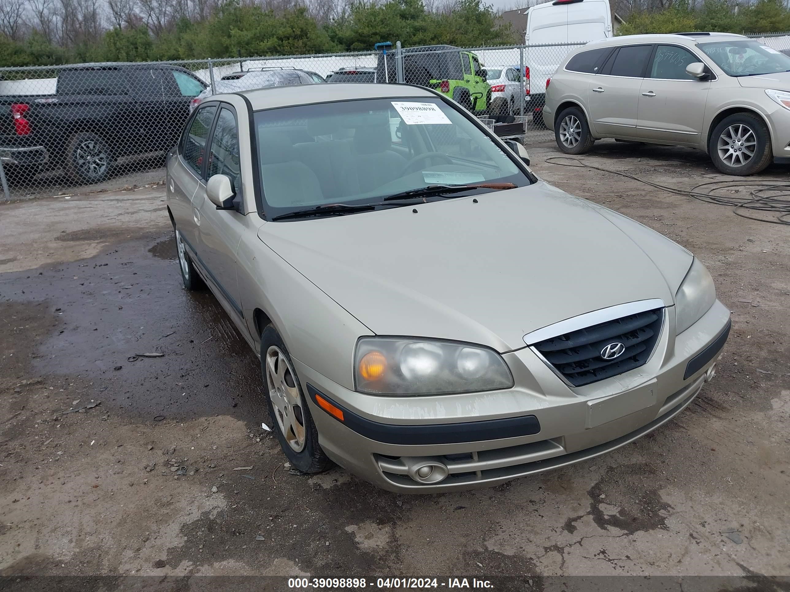 hyundai elantra 2006 kmhdn56d86u203189