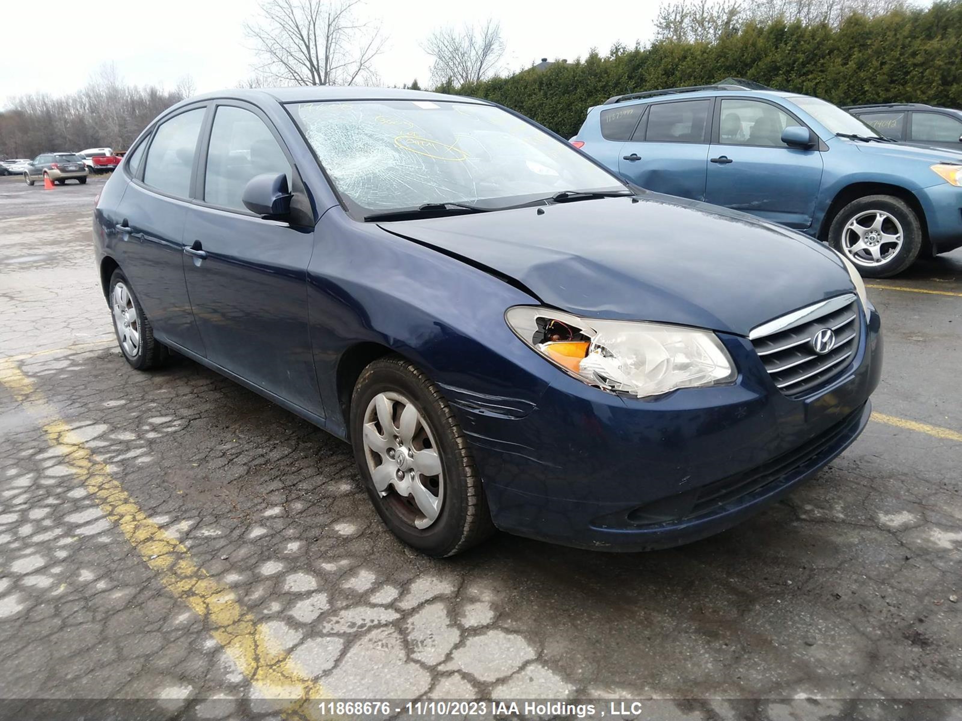 hyundai elantra 2009 kmhdt45d69u814134