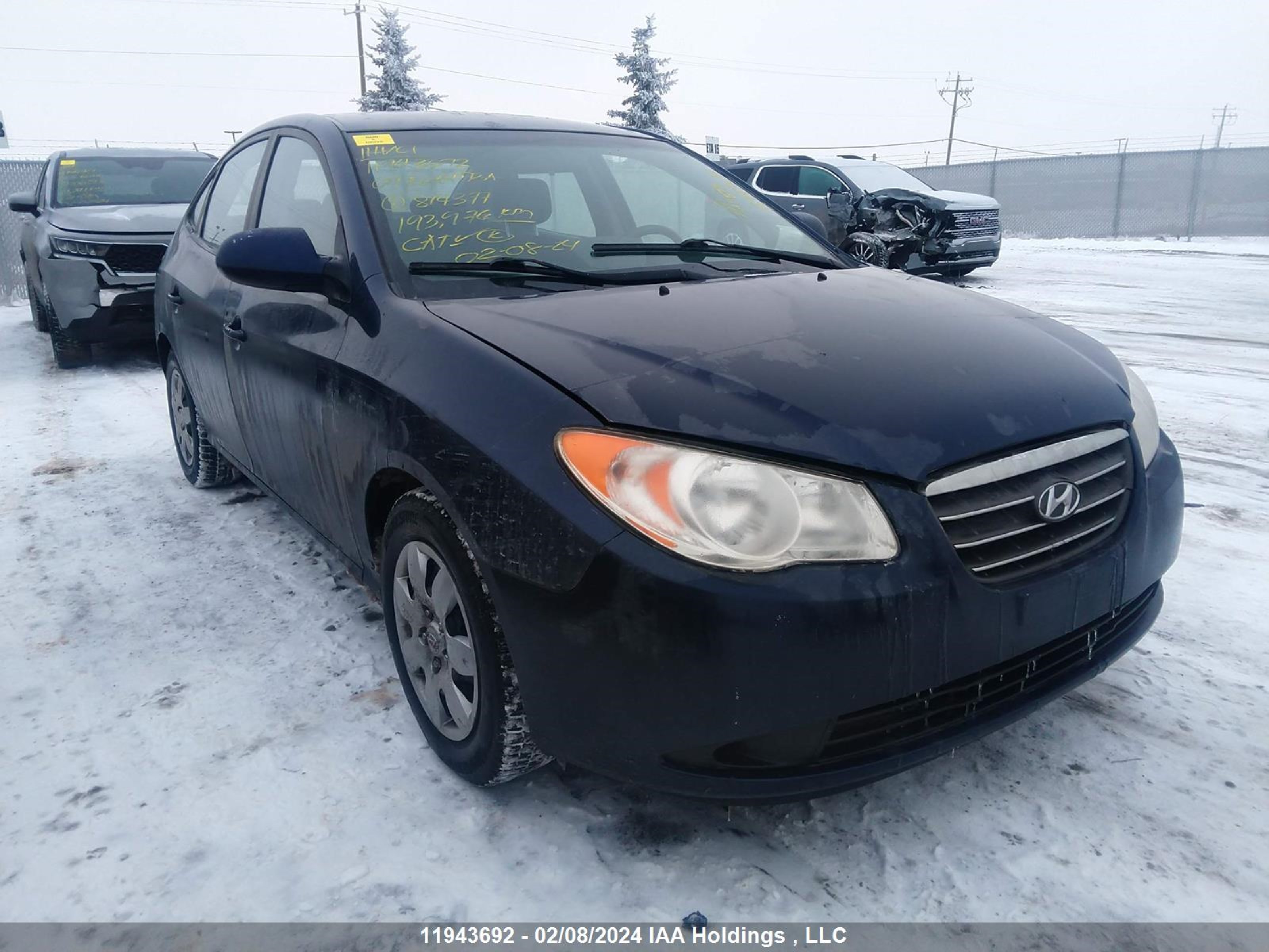 hyundai elantra 2009 kmhdt45dx9u814377