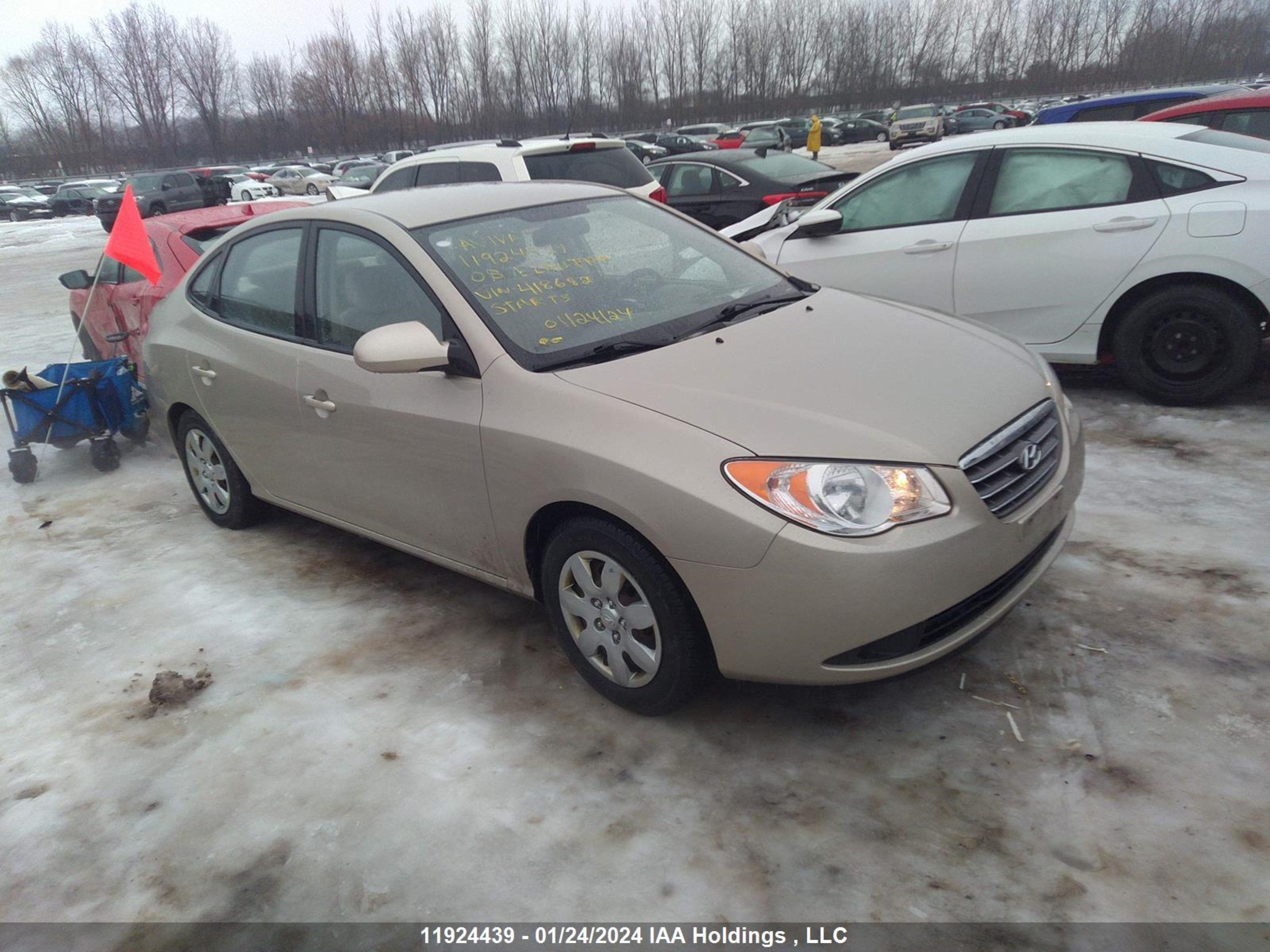 hyundai elantra 2008 kmhdu45d28u418682