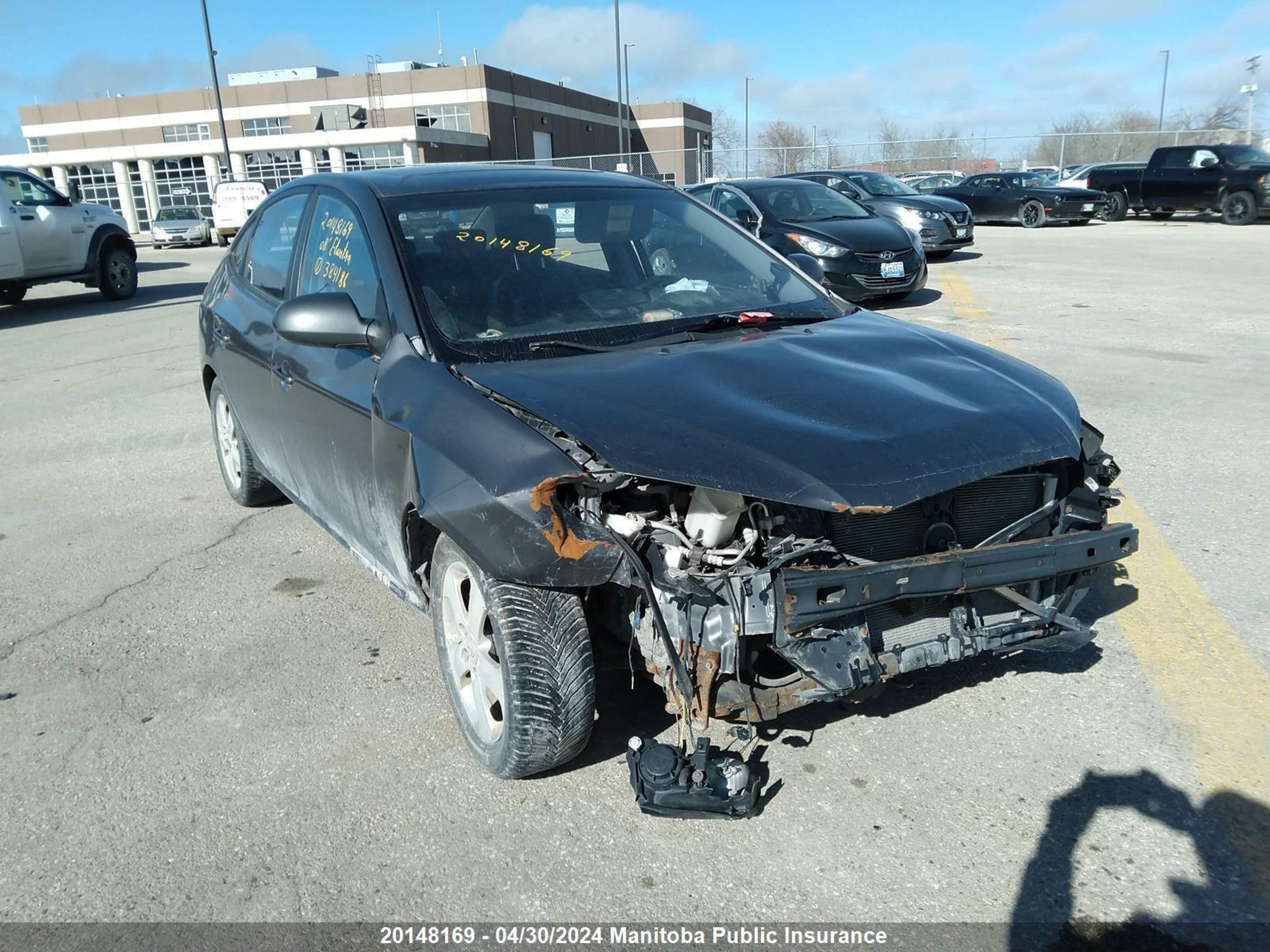 hyundai elantra 2008 kmhdu45d58u384186