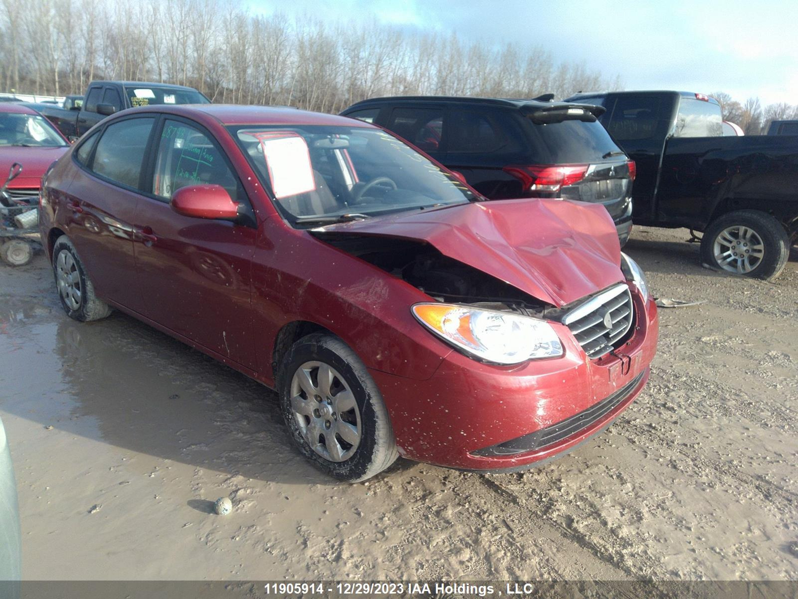 hyundai elantra 2009 kmhdu45d79u743927