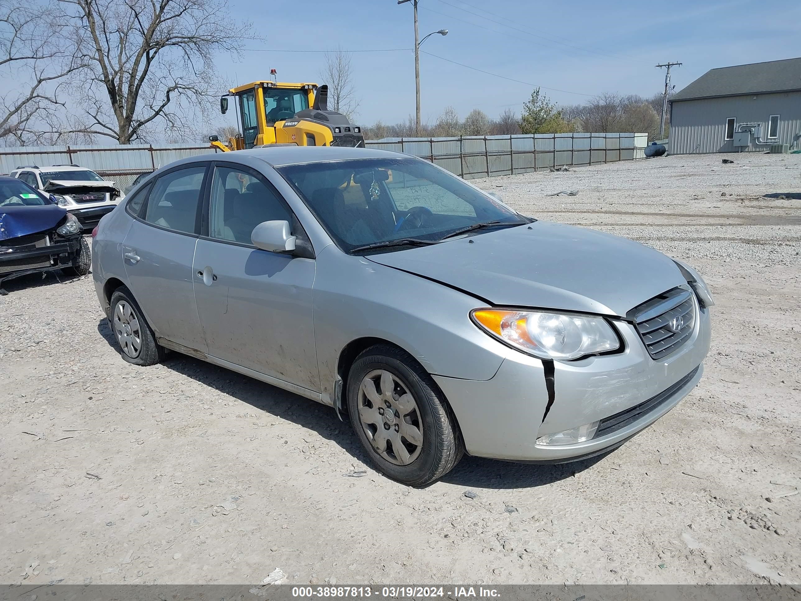 hyundai elantra 2007 kmhdu46d07u145061