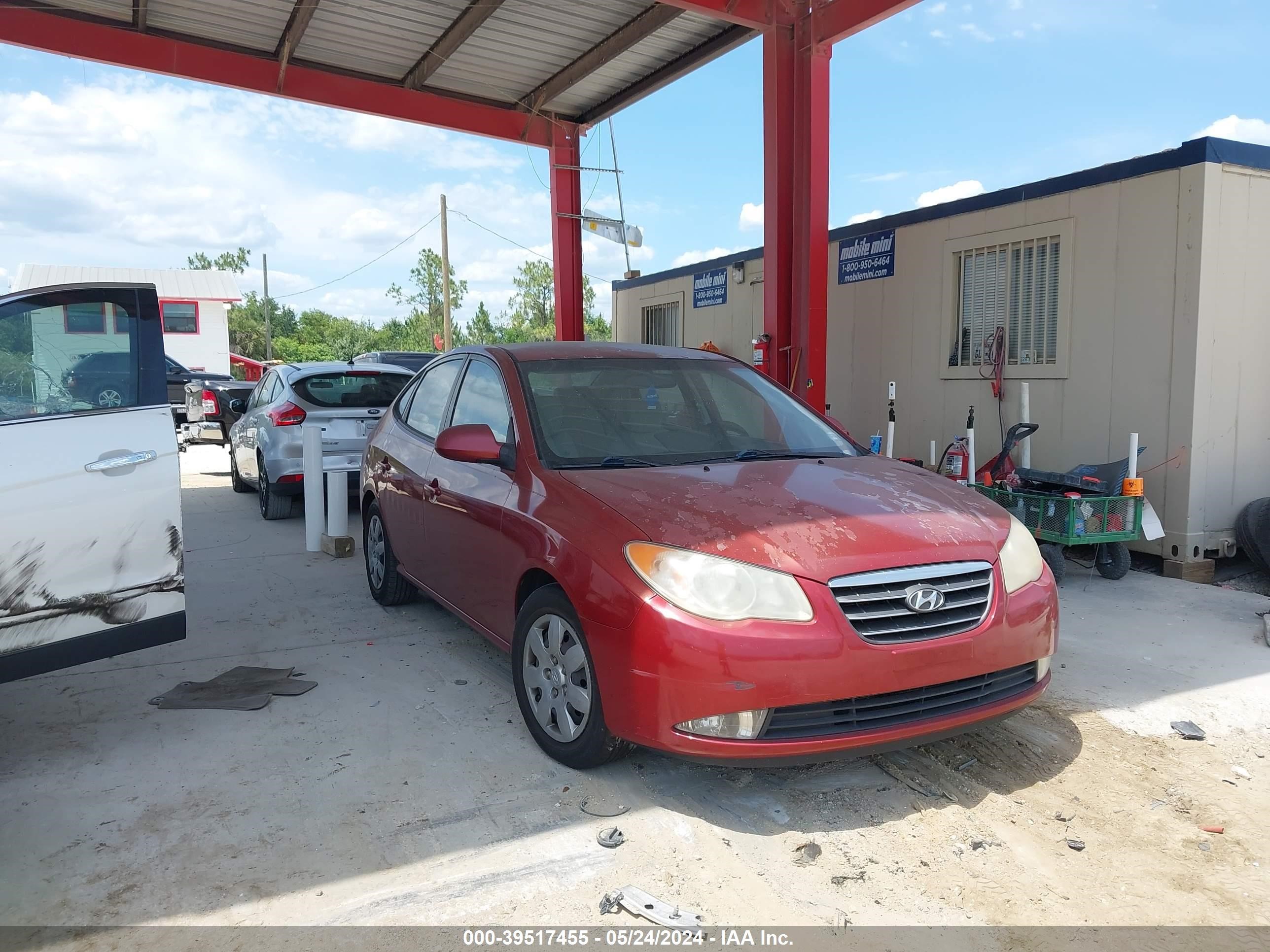 hyundai elantra 2008 kmhdu46d08u342555