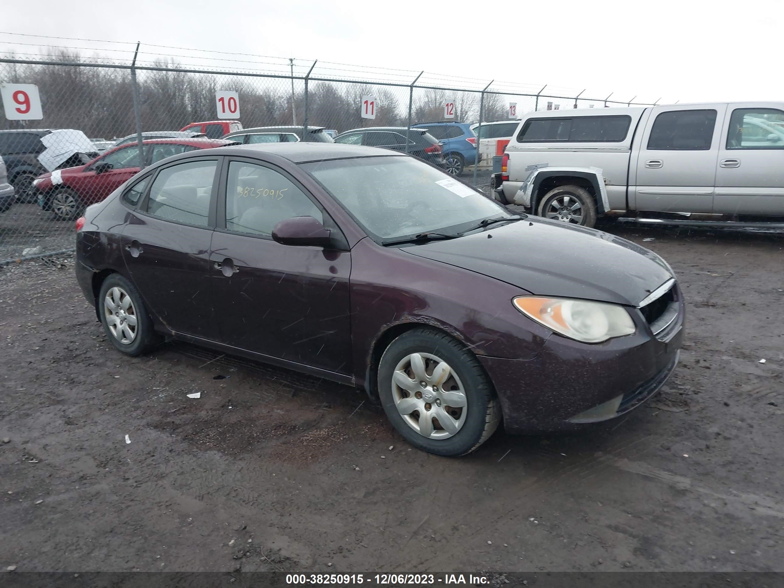 hyundai elantra 2008 kmhdu46d08u380870