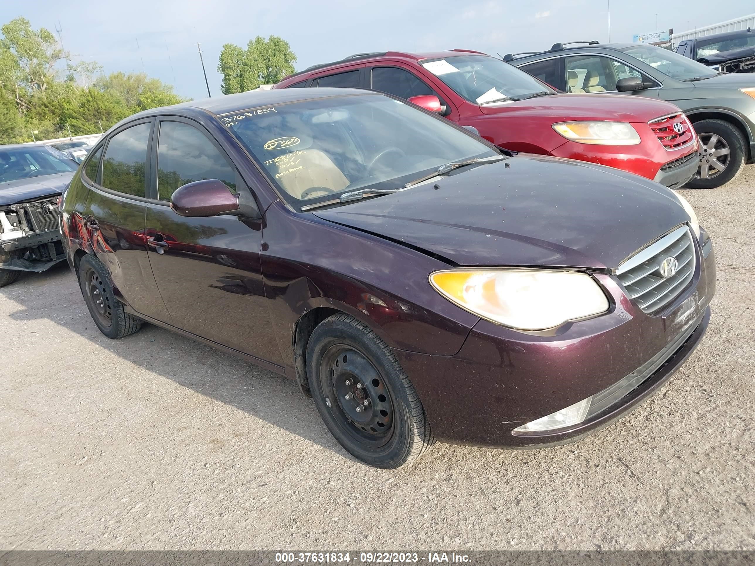 hyundai elantra 2008 kmhdu46d08u424592