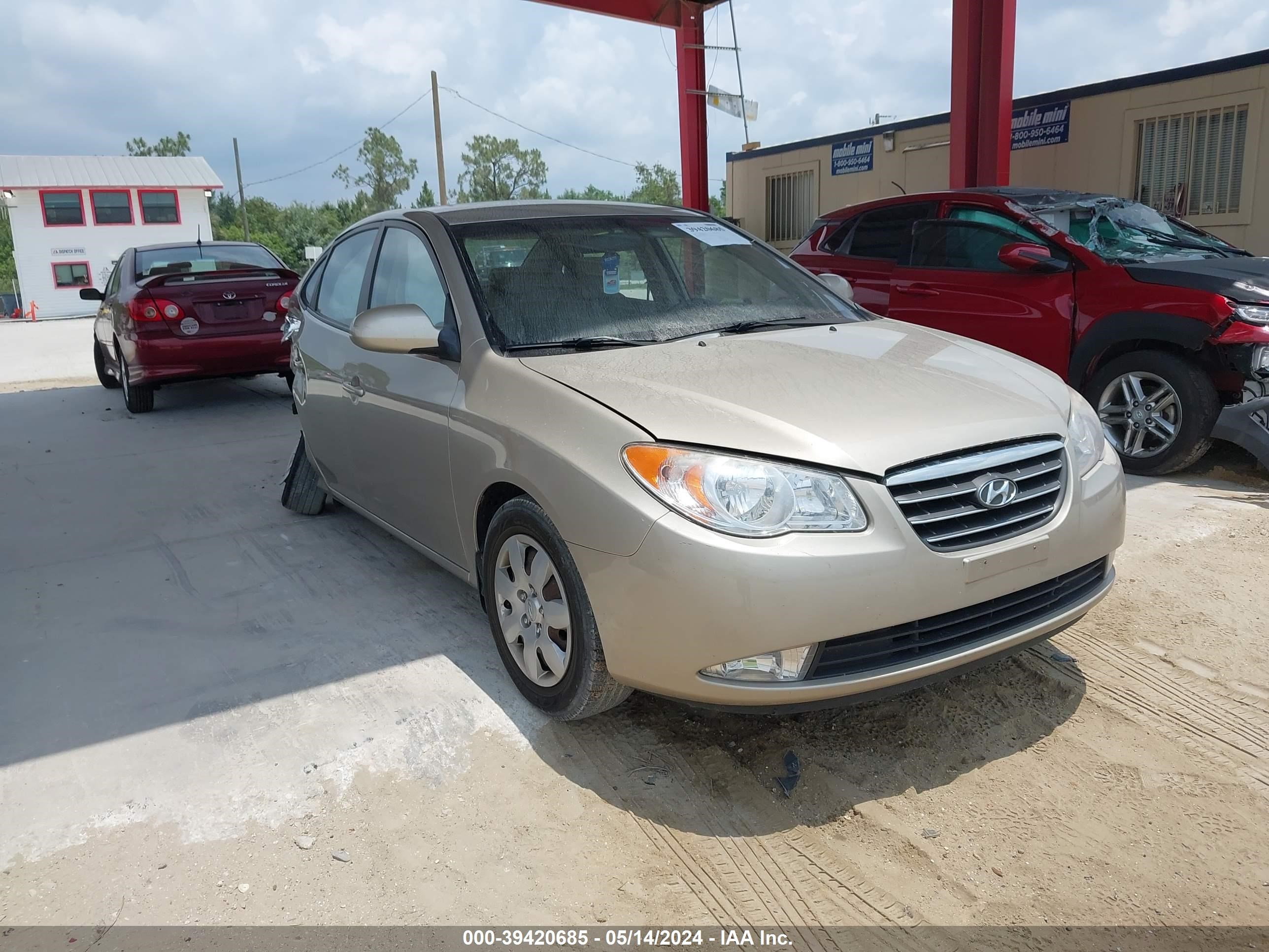 hyundai elantra 2008 kmhdu46d08u485103