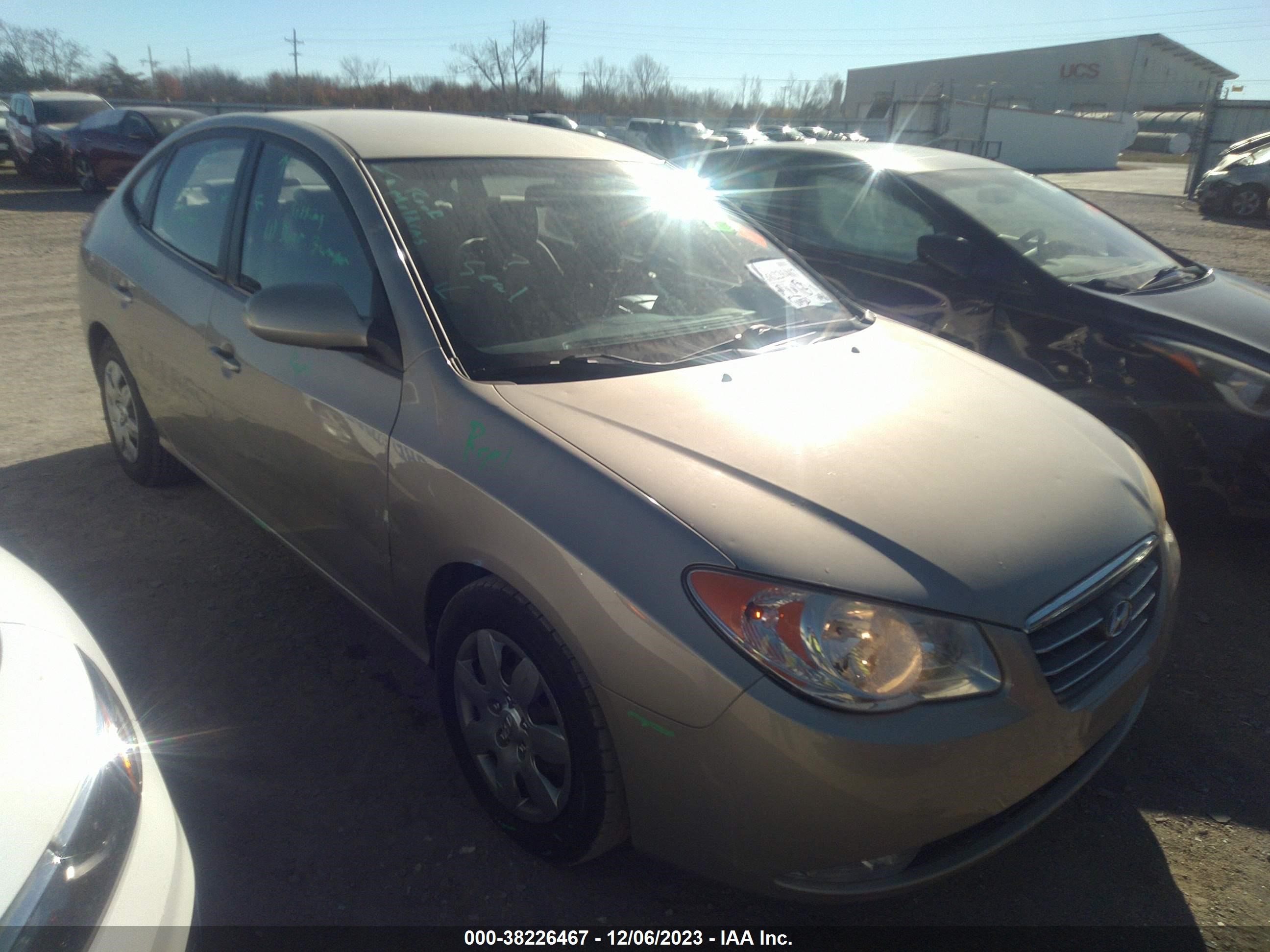 hyundai elantra 2008 kmhdu46d08u517631