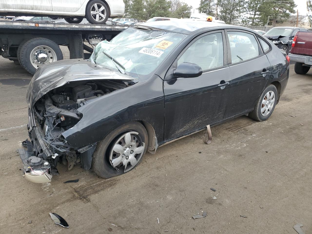 hyundai elantra 2007 kmhdu46d17u248201