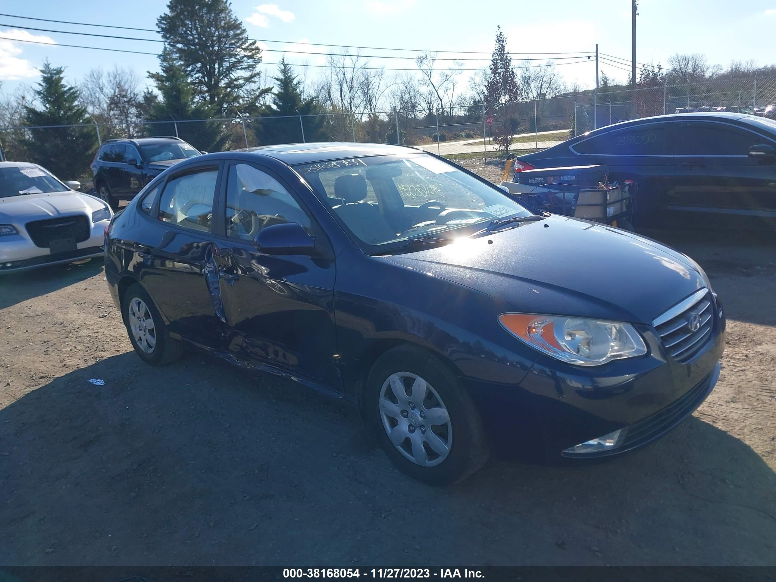 hyundai elantra 2008 kmhdu46d18u451235