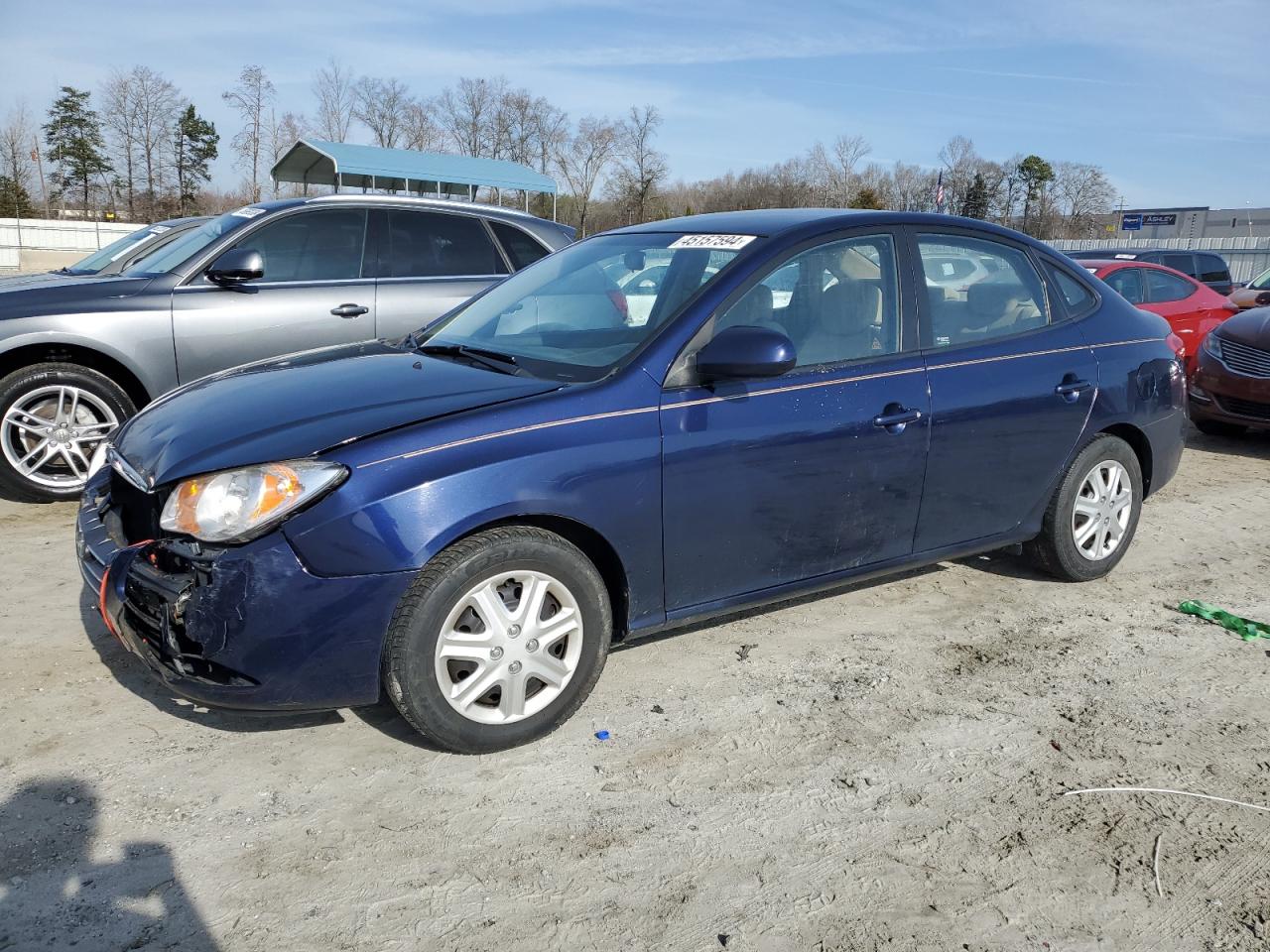 hyundai elantra 2009 kmhdu46d19u692066