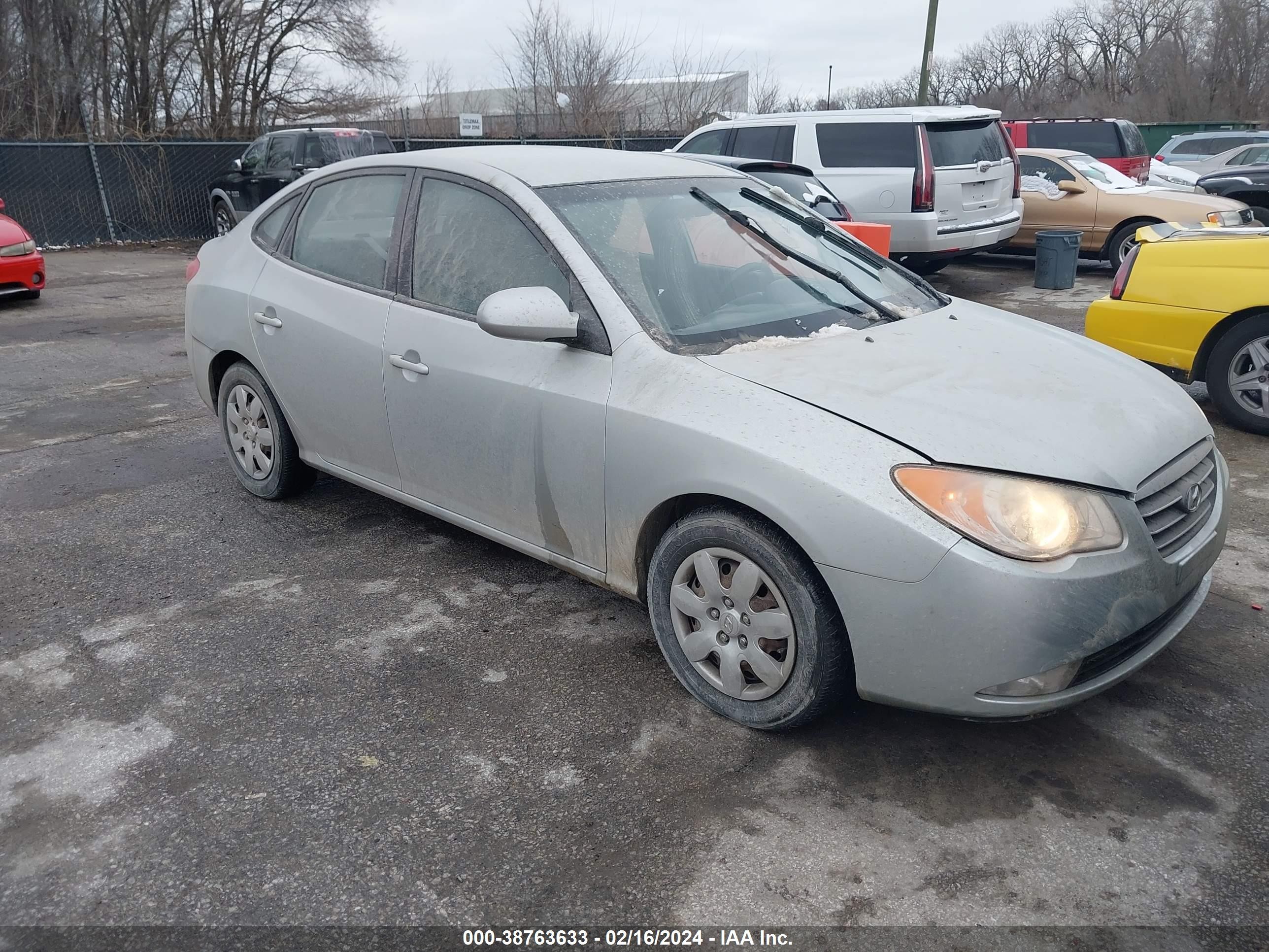 hyundai elantra 2007 kmhdu46d27u099849