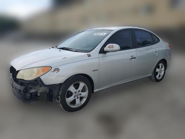 hyundai elantra 2007 kmhdu46d27u166512