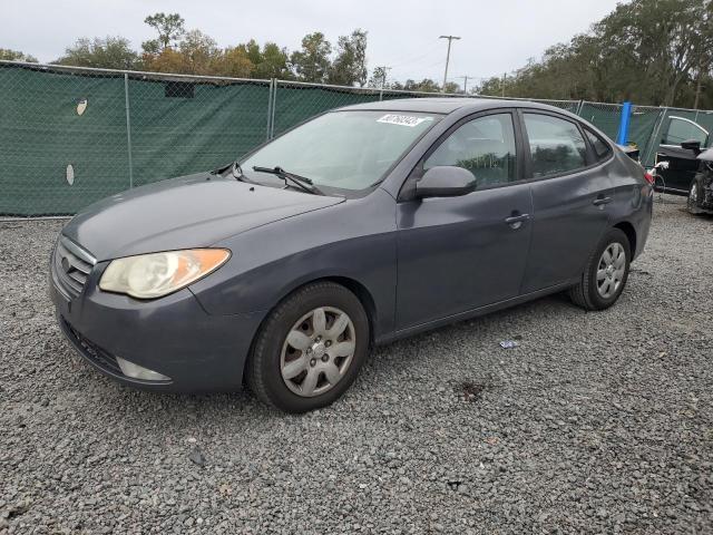 hyundai elantra 2007 kmhdu46d27u196125