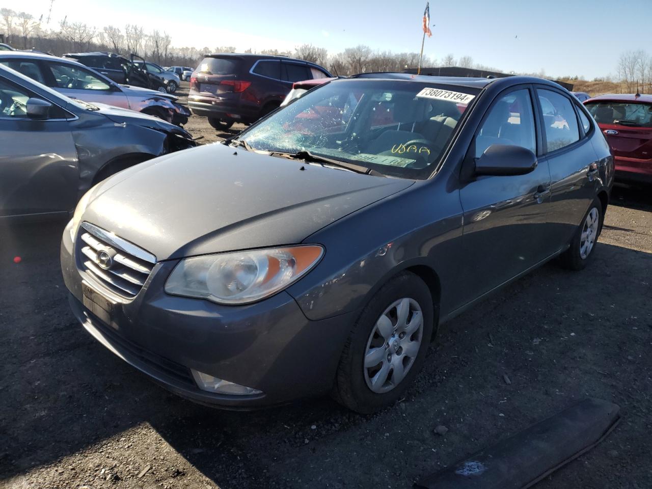 hyundai elantra 2007 kmhdu46d27u237420