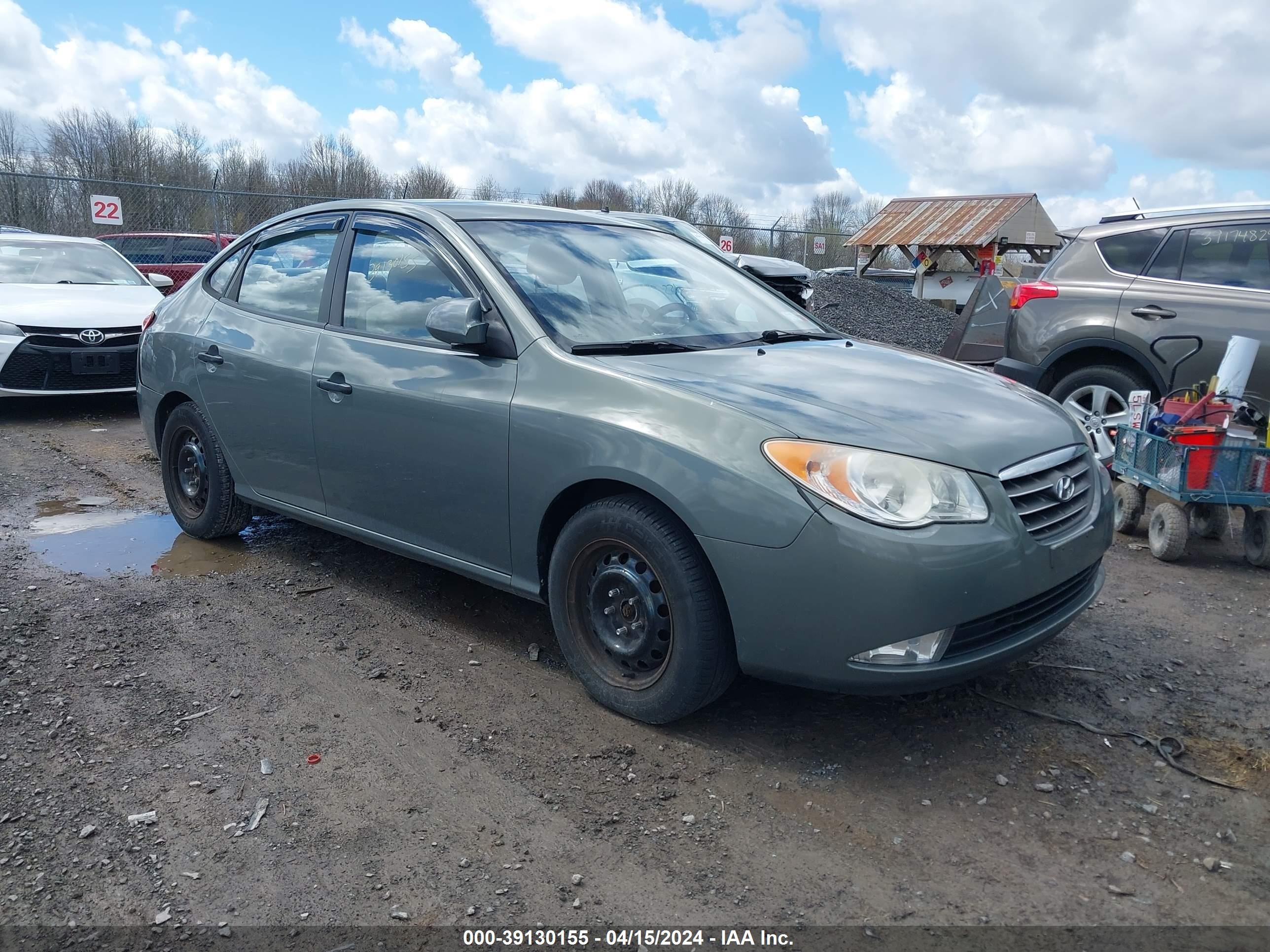 hyundai elantra 2009 kmhdu46d29u754106