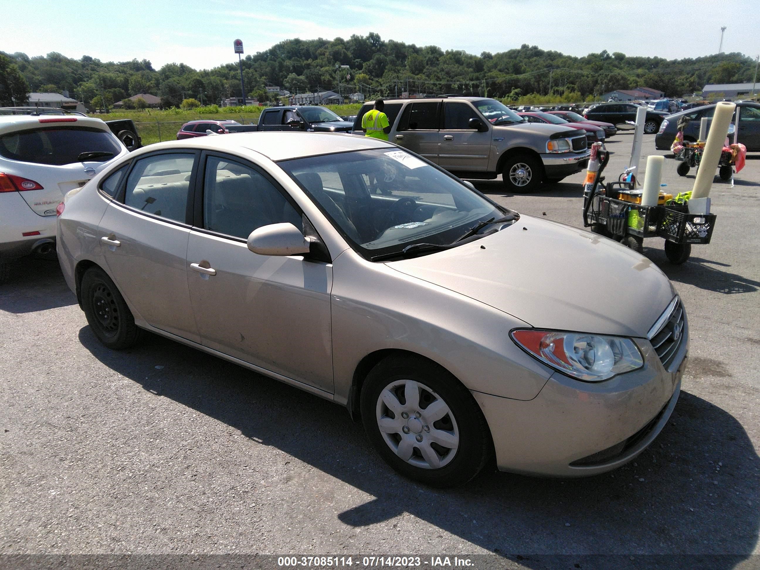 hyundai elantra 2009 kmhdu46d29u767485