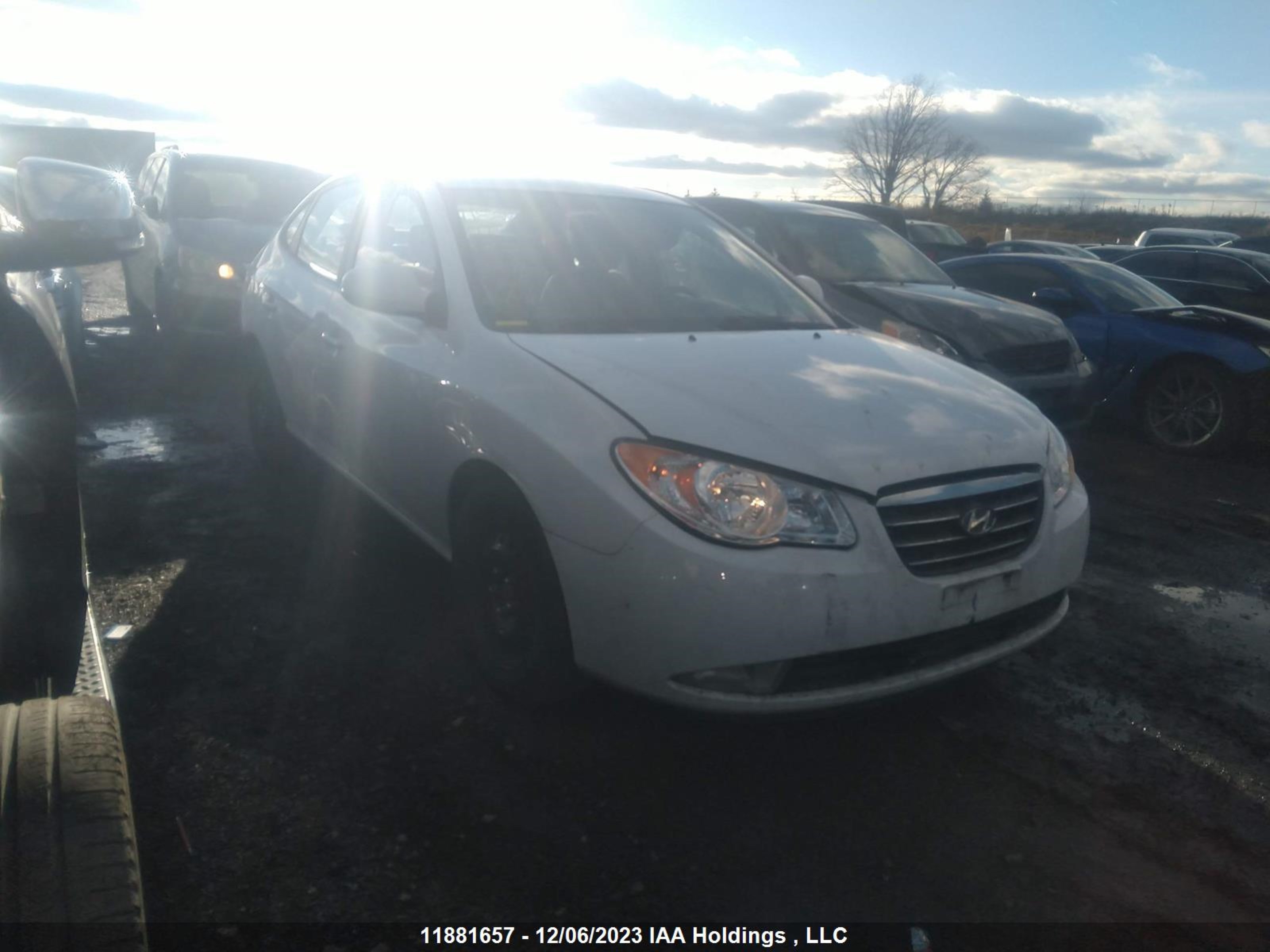 hyundai elantra 2007 kmhdu46d37u050980