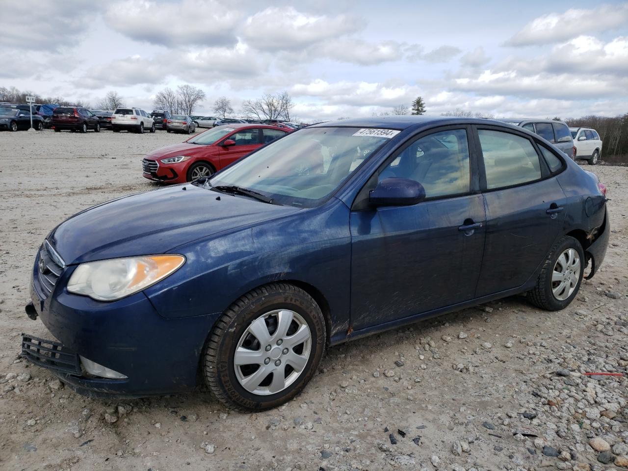 hyundai elantra 2007 kmhdu46d37u236034