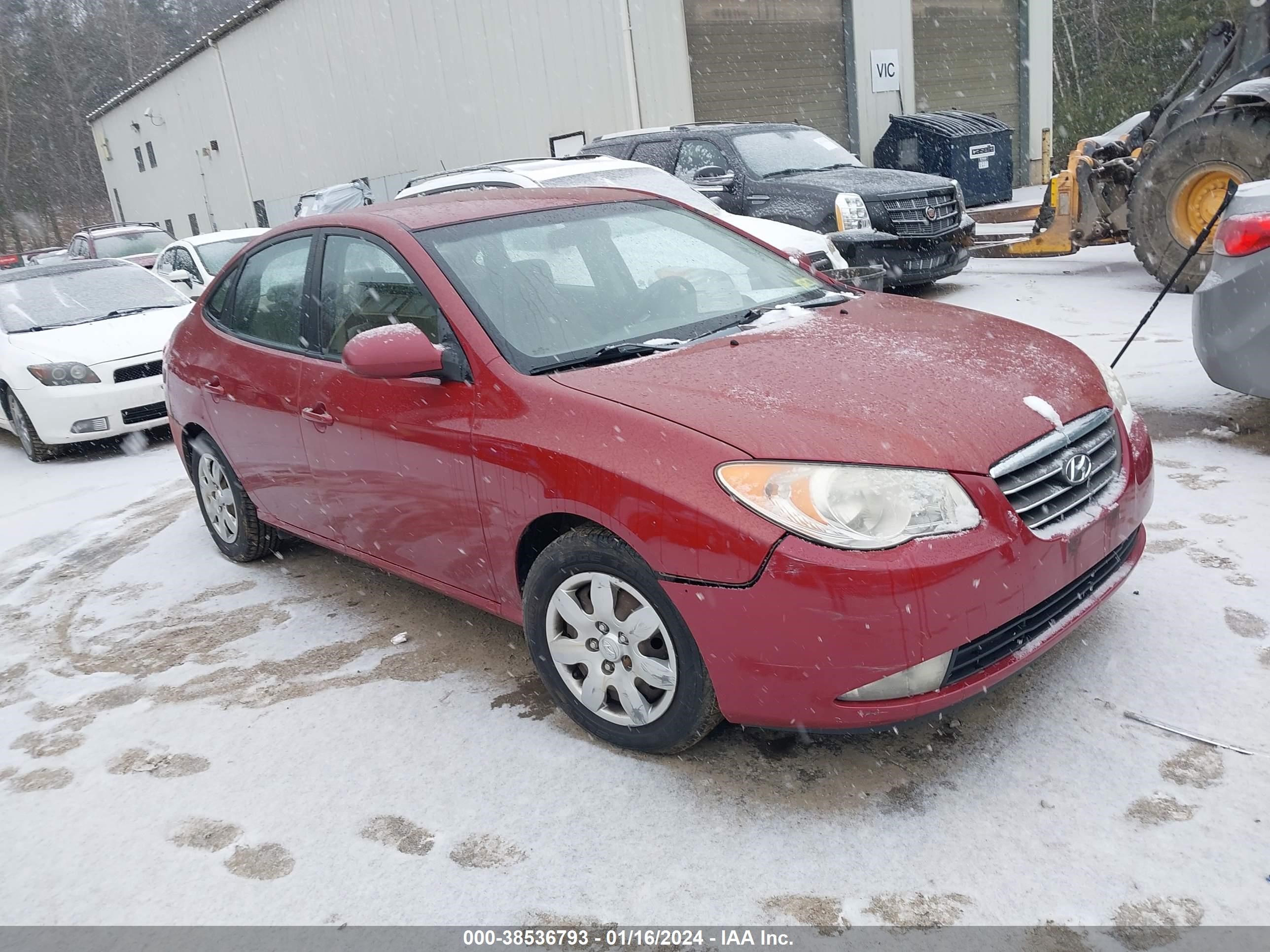 hyundai elantra 2008 kmhdu46d38u349631