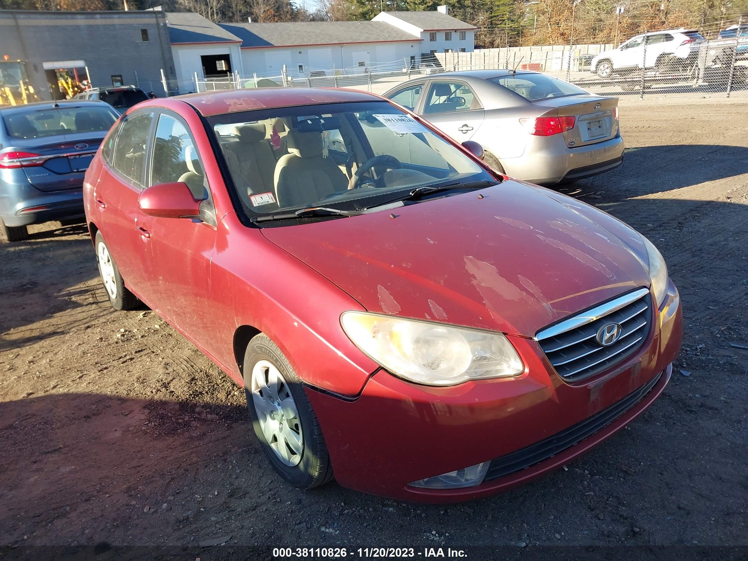 hyundai elantra 2008 kmhdu46d38u513914