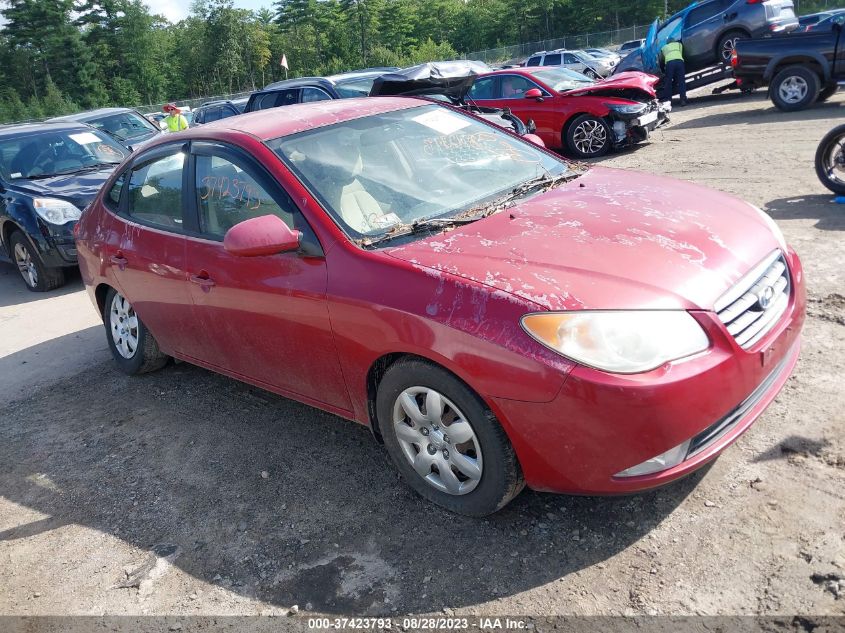 hyundai elantra 2007 kmhdu46d47u260097