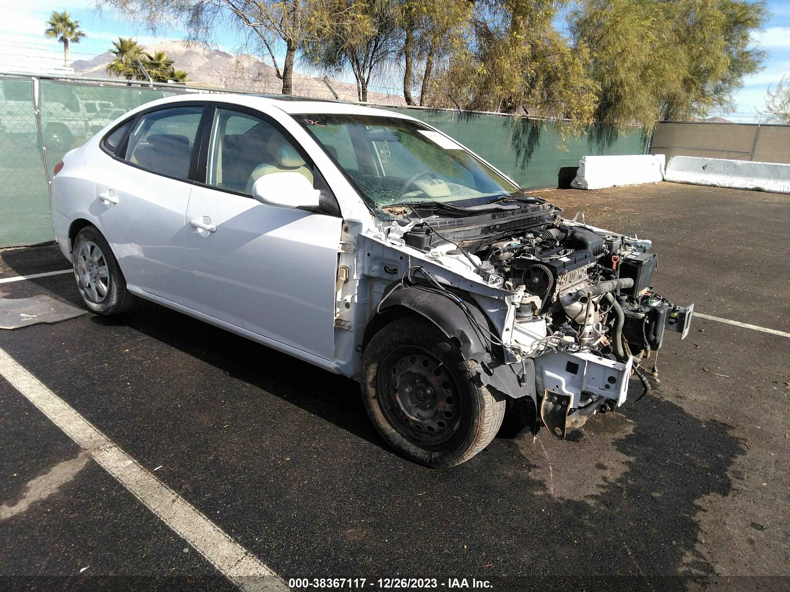 hyundai elantra 2008 kmhdu46d48u379964