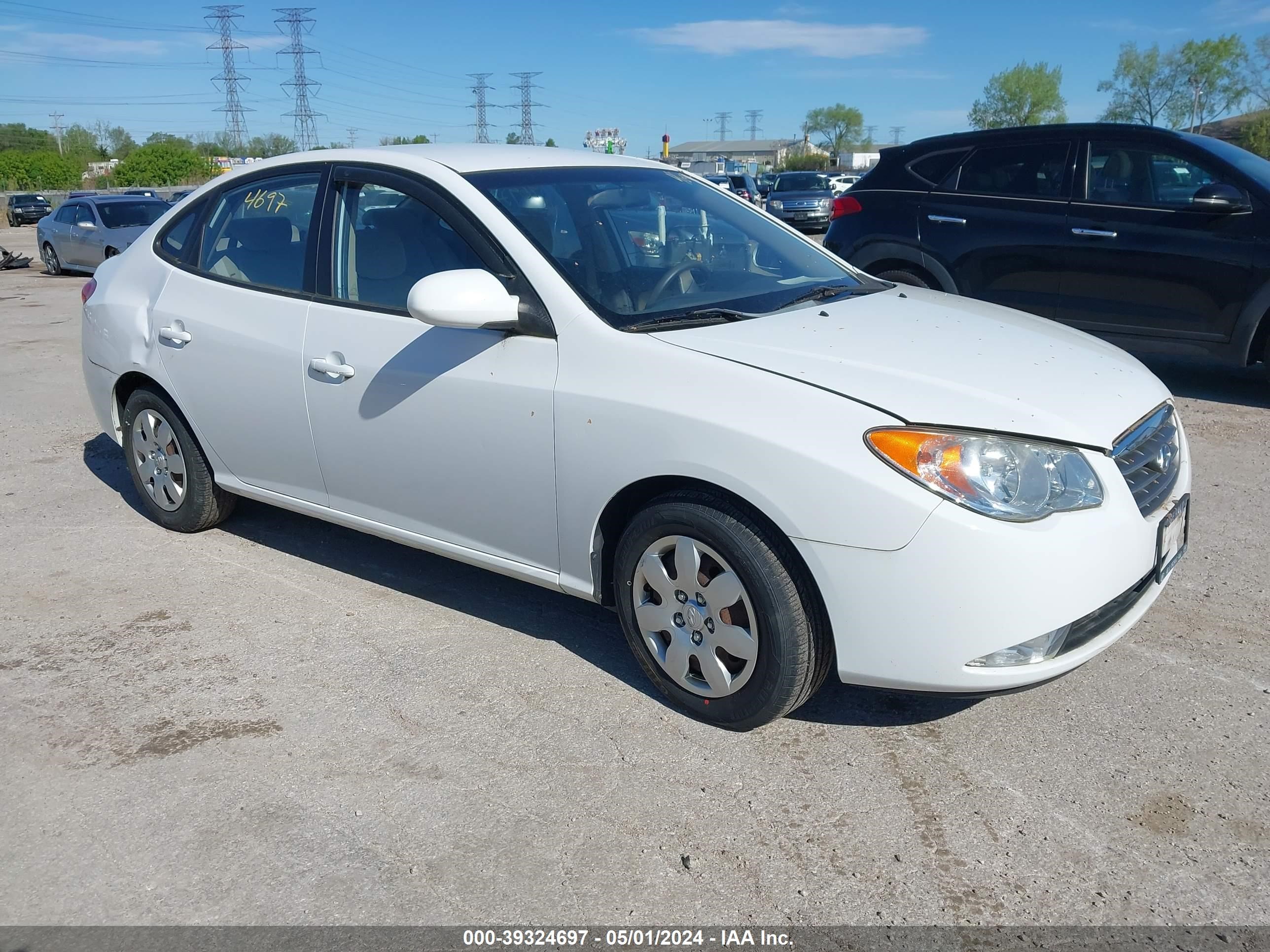 hyundai elantra 2008 kmhdu46d48u398935