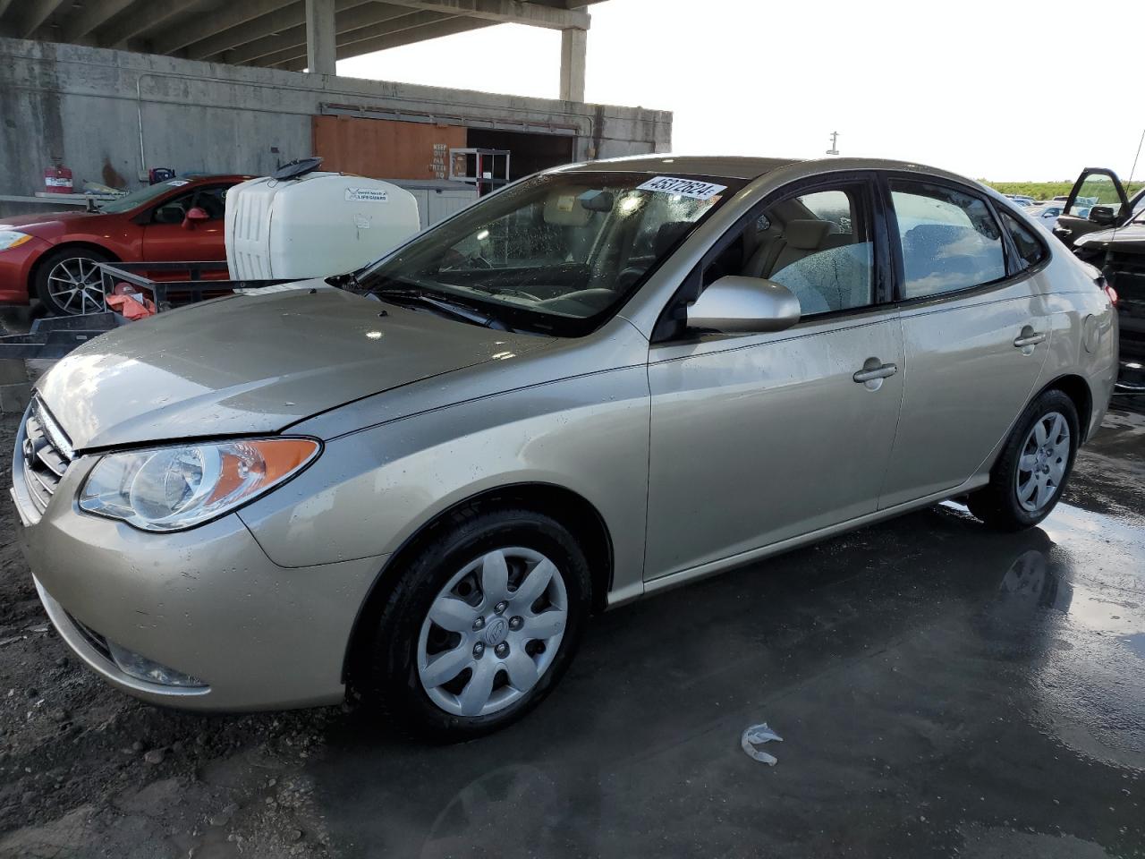 hyundai elantra 2007 kmhdu46d57u025045