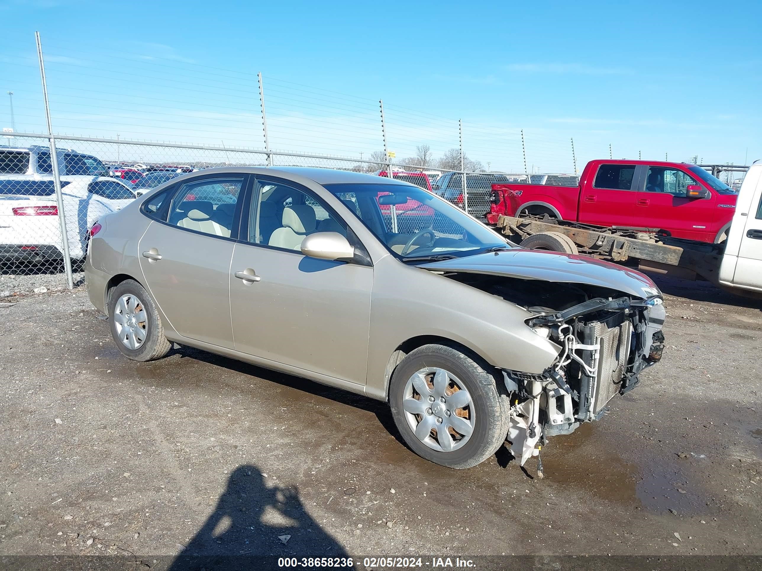 hyundai elantra 2007 kmhdu46d57u104957