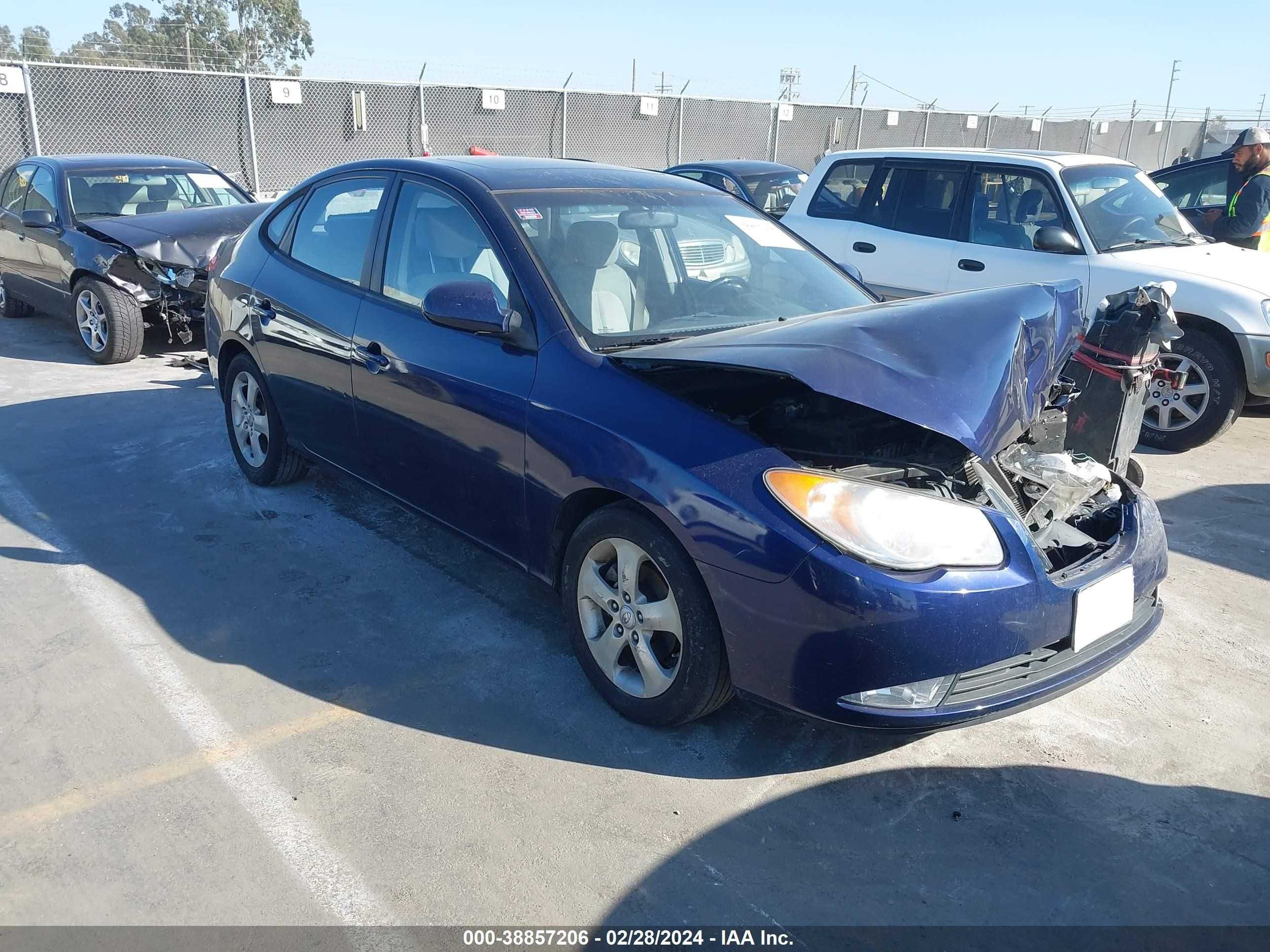 hyundai elantra 2008 kmhdu46d58u325430