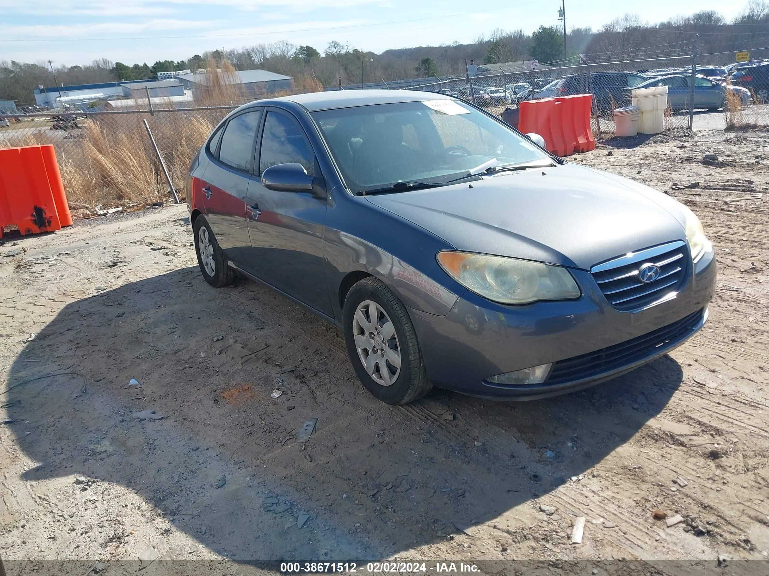 hyundai elantra 2007 kmhdu46d67u030691