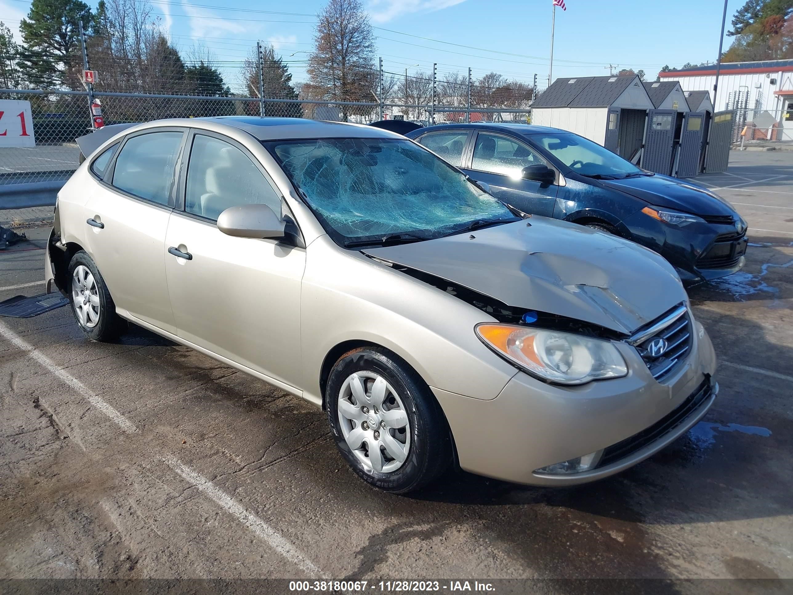 hyundai elantra 2008 kmhdu46d68u351485