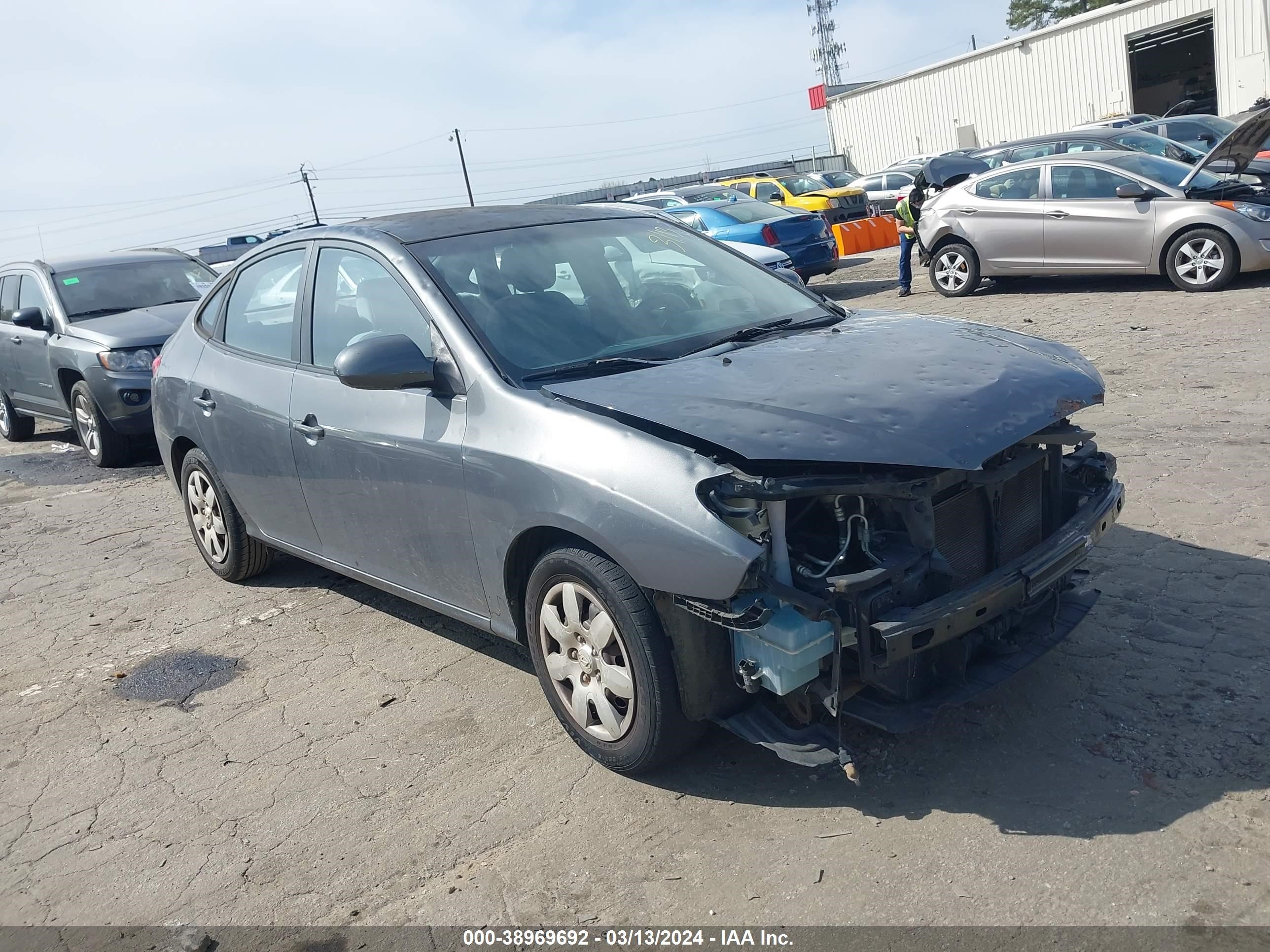 hyundai elantra 2008 kmhdu46d68u410955