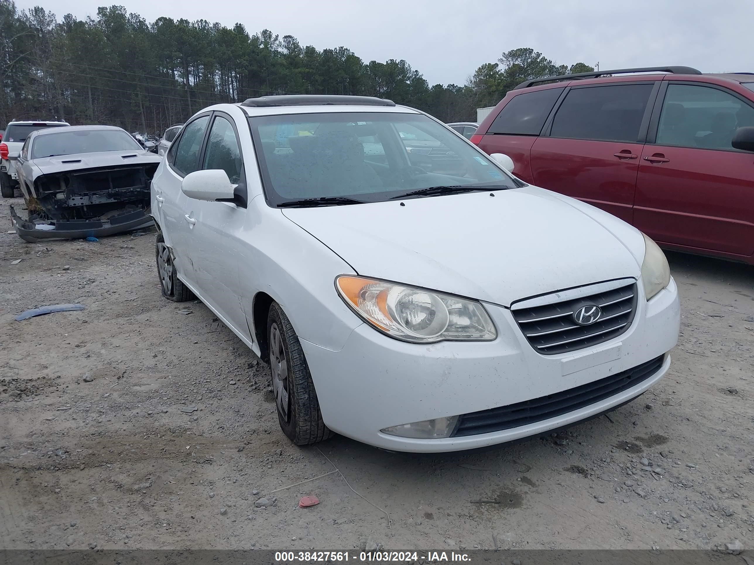 hyundai elantra 2007 kmhdu46d77u204929