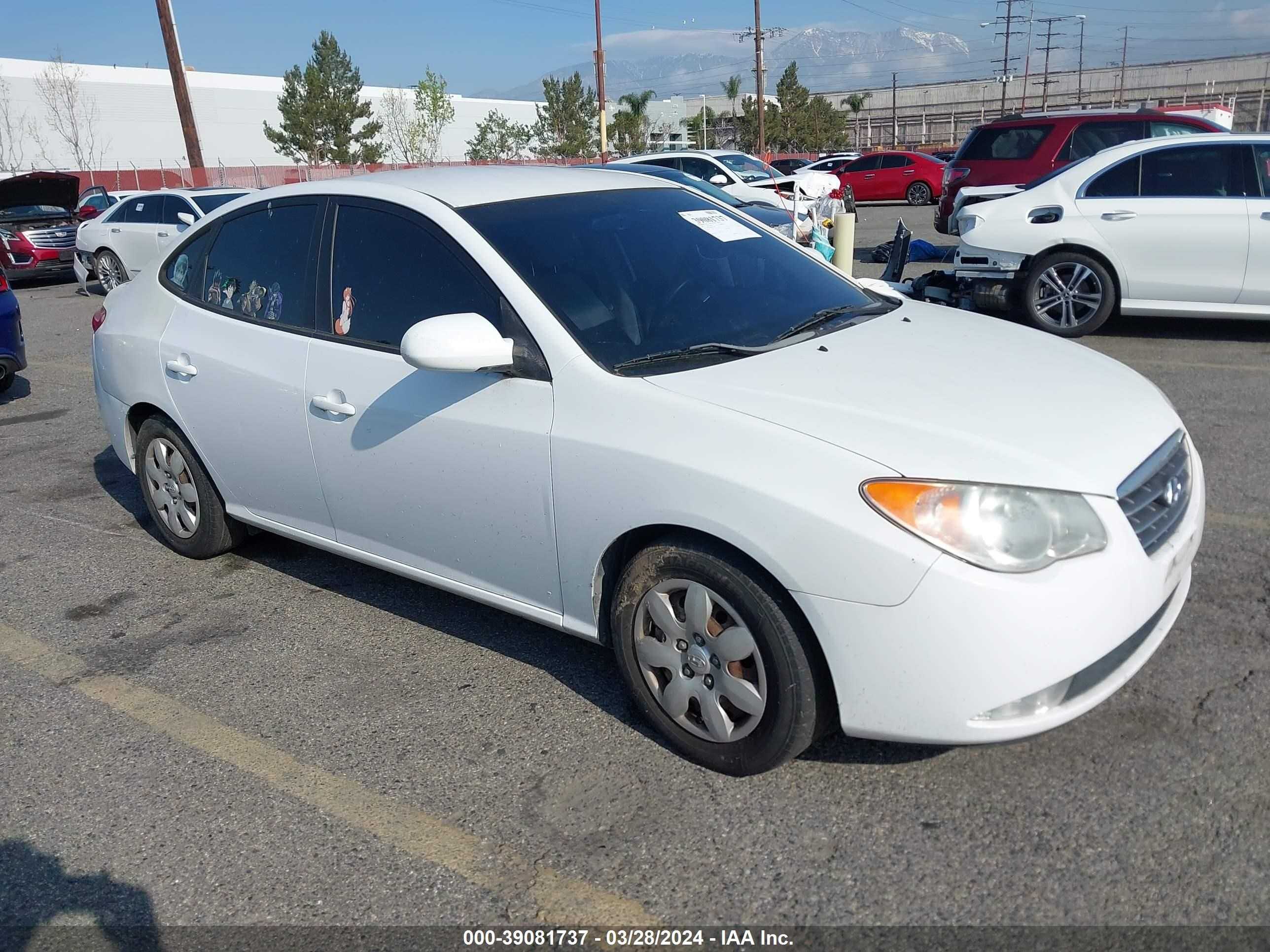 hyundai elantra 2007 kmhdu46d77u263978