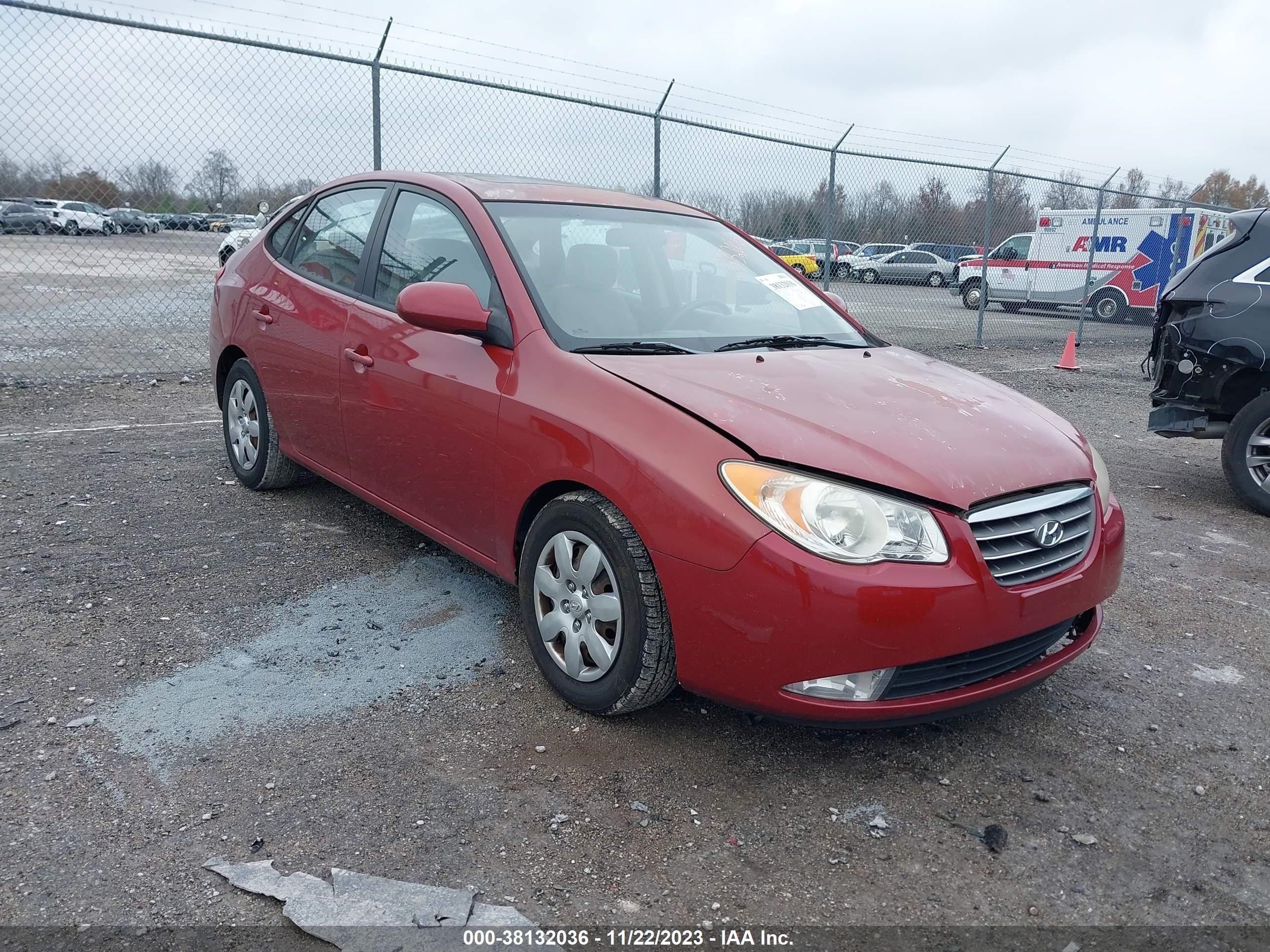 hyundai elantra 2008 kmhdu46d78u366593