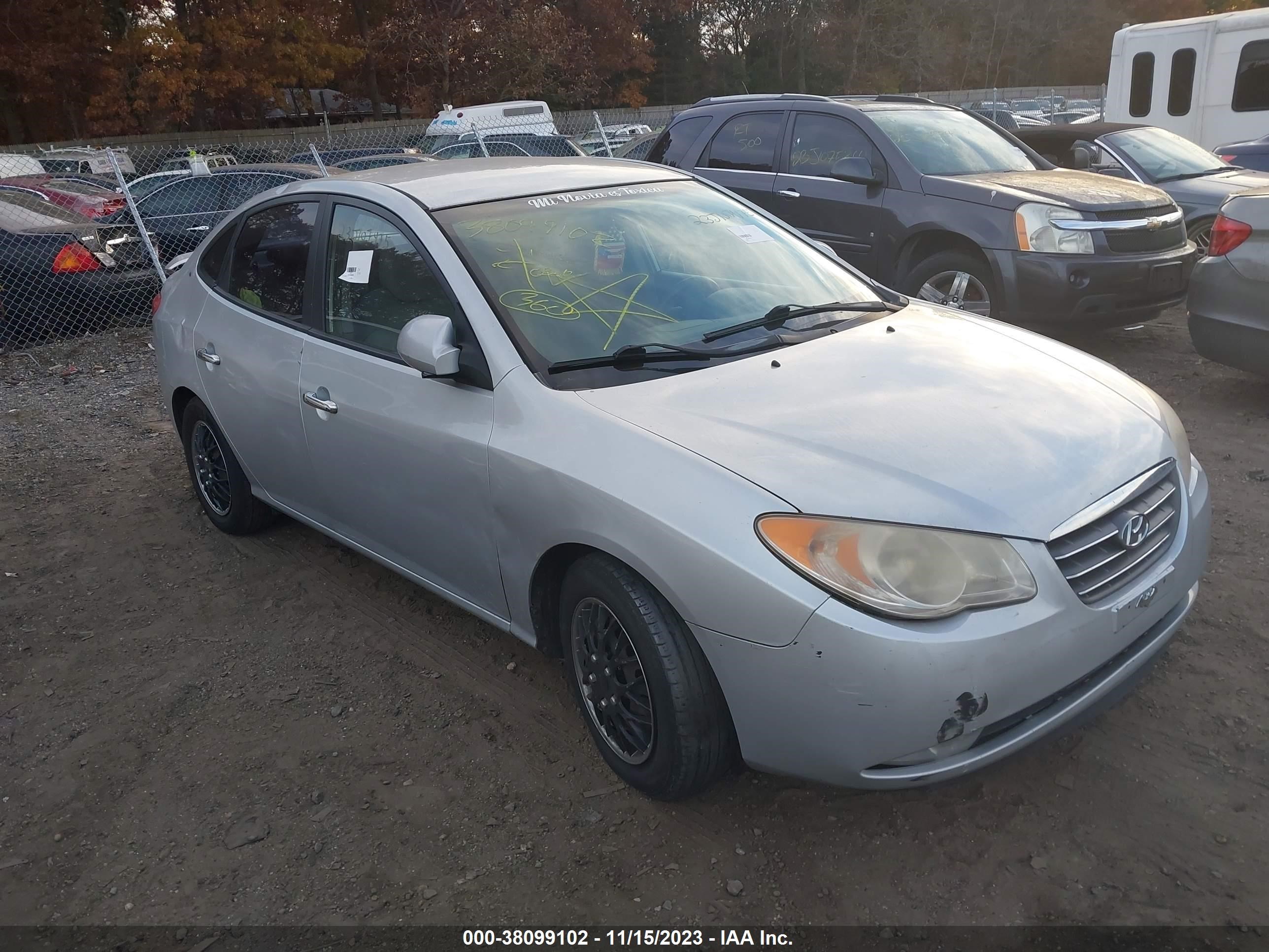 hyundai elantra 2008 kmhdu46d78u529968