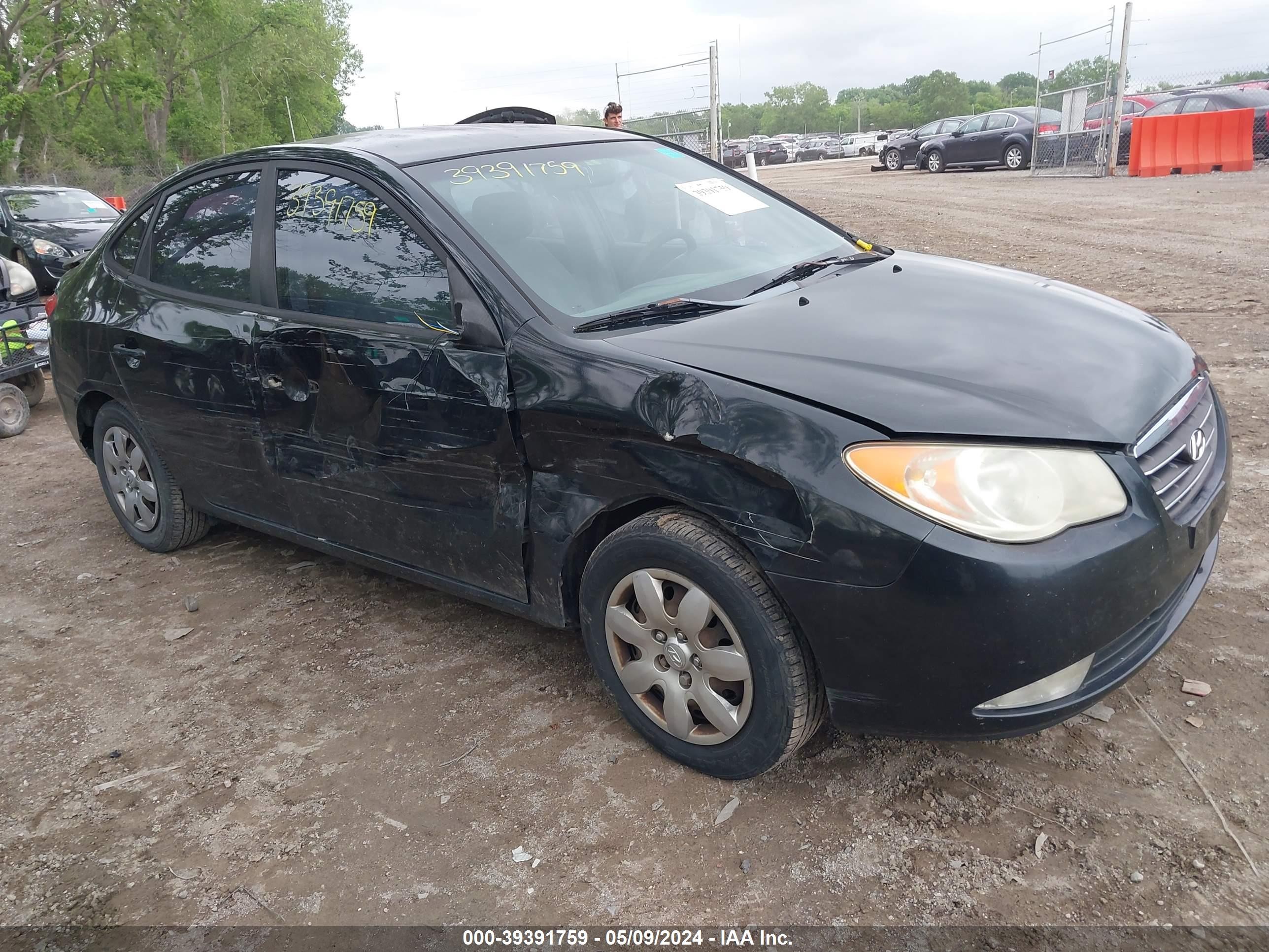 hyundai elantra 2007 kmhdu46d87u041031