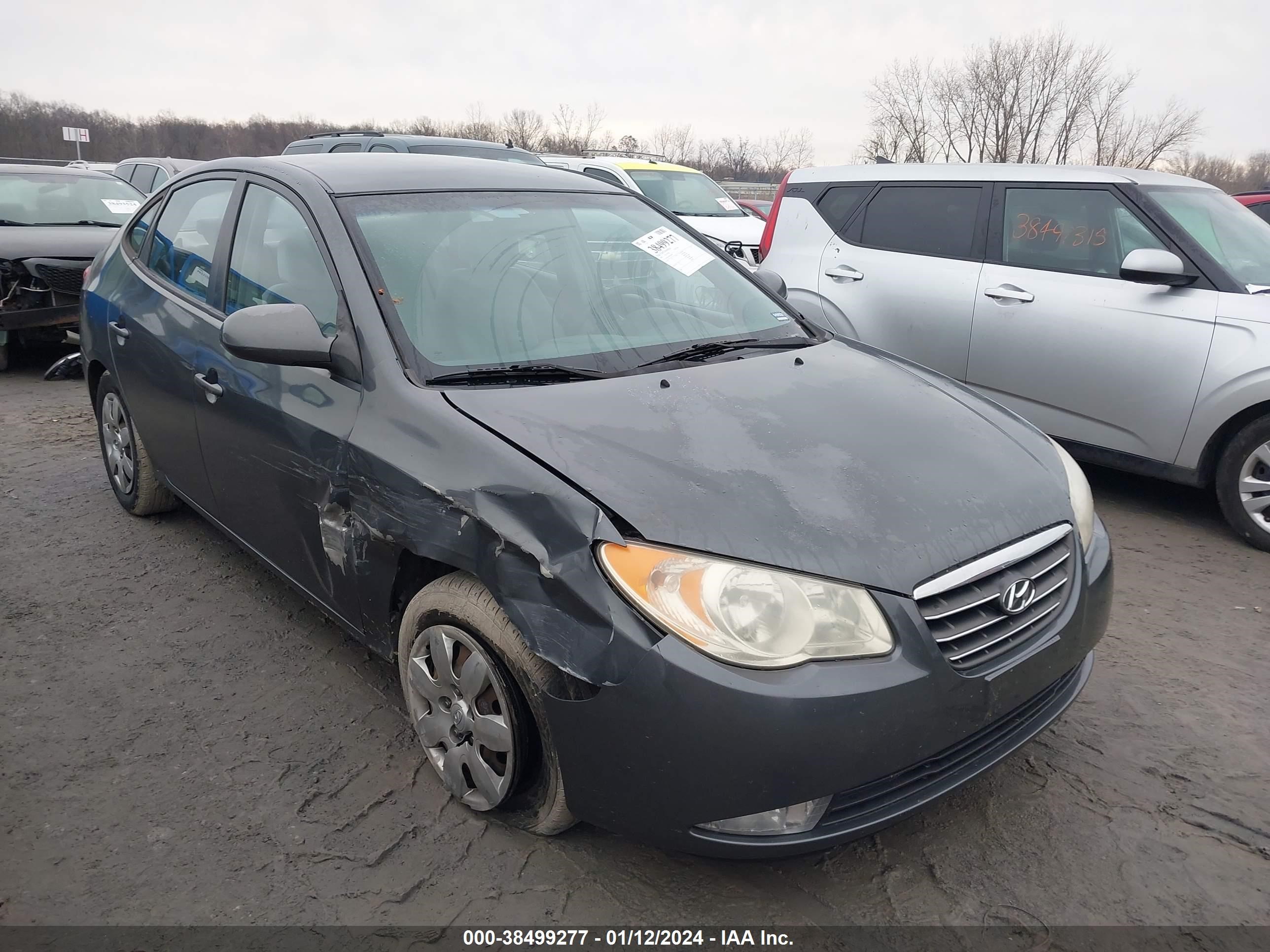 hyundai elantra 2007 kmhdu46d87u180186