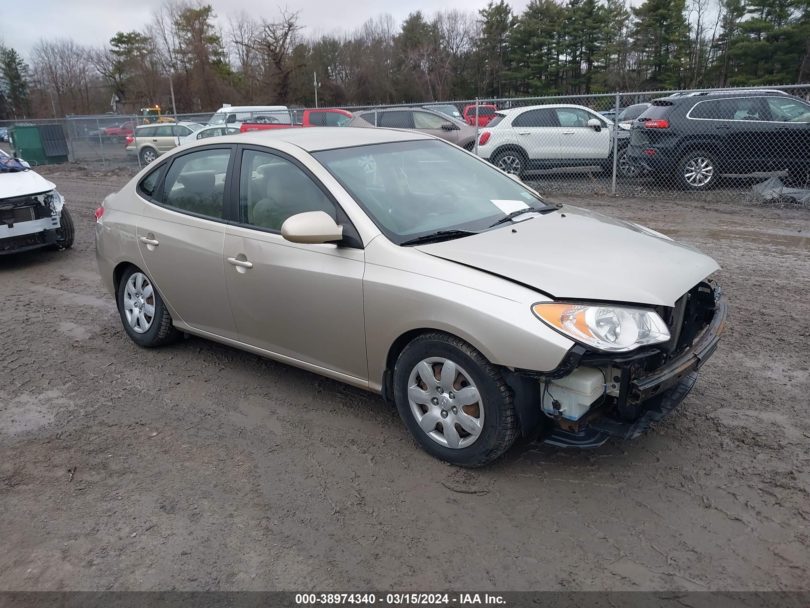 hyundai elantra 2008 kmhdu46d88u475855